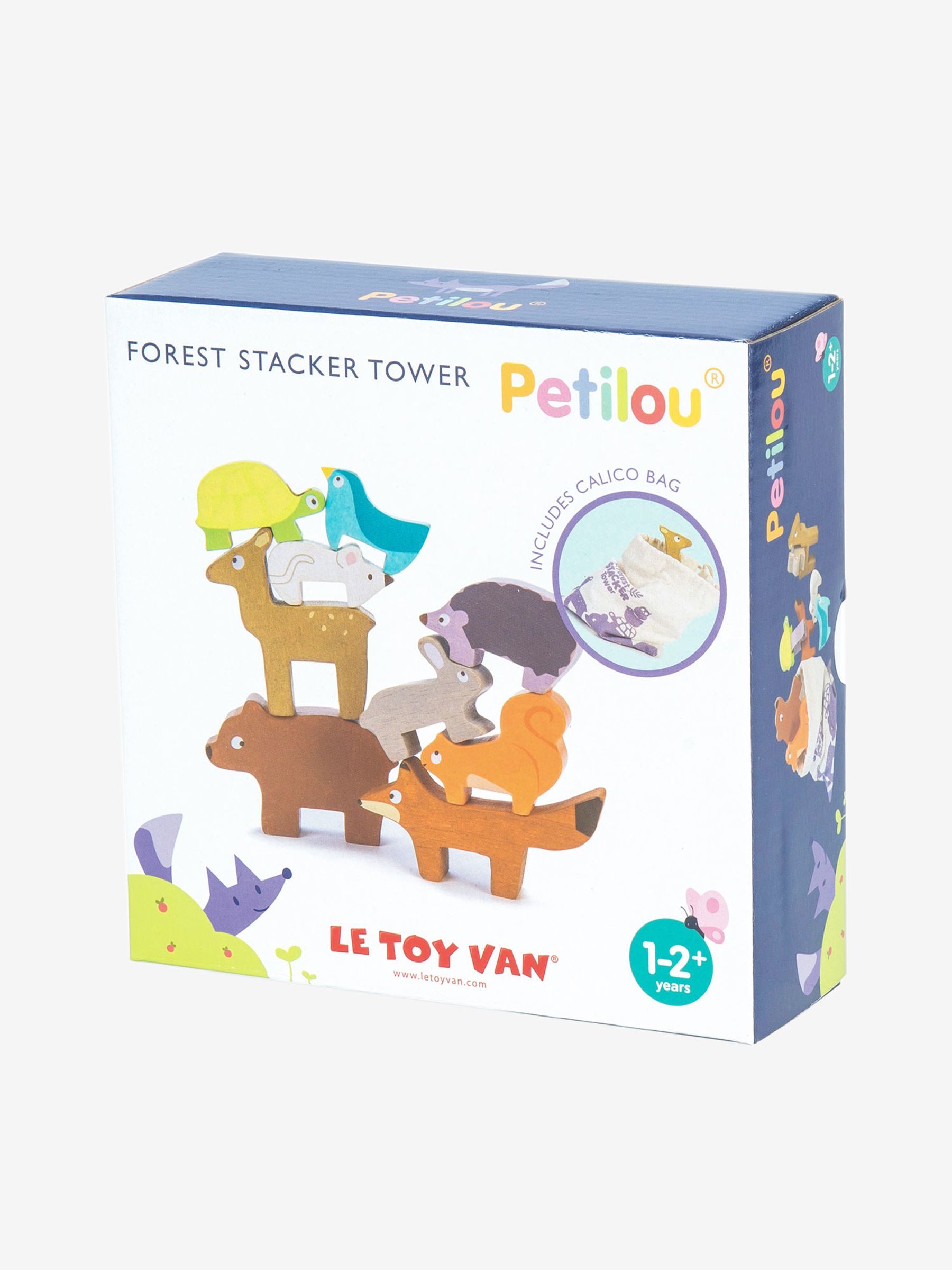 Le Toy Van Forest Stacker Tower and Bag - Image 2 of 4
