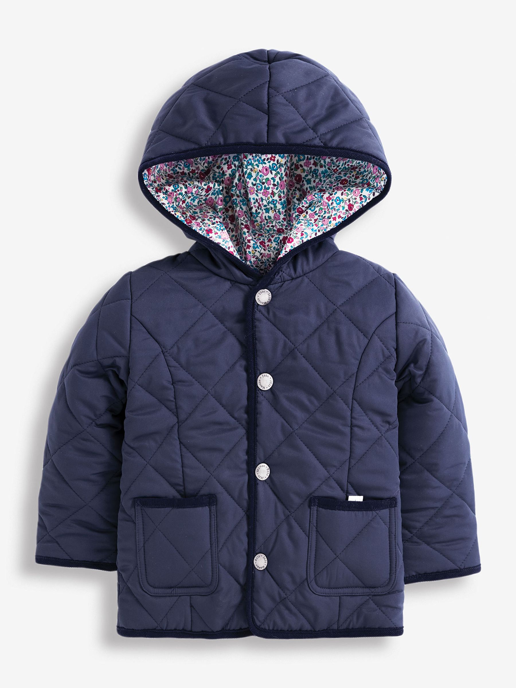 Navy Reversible Quilted Jacket - Image 1 of 4