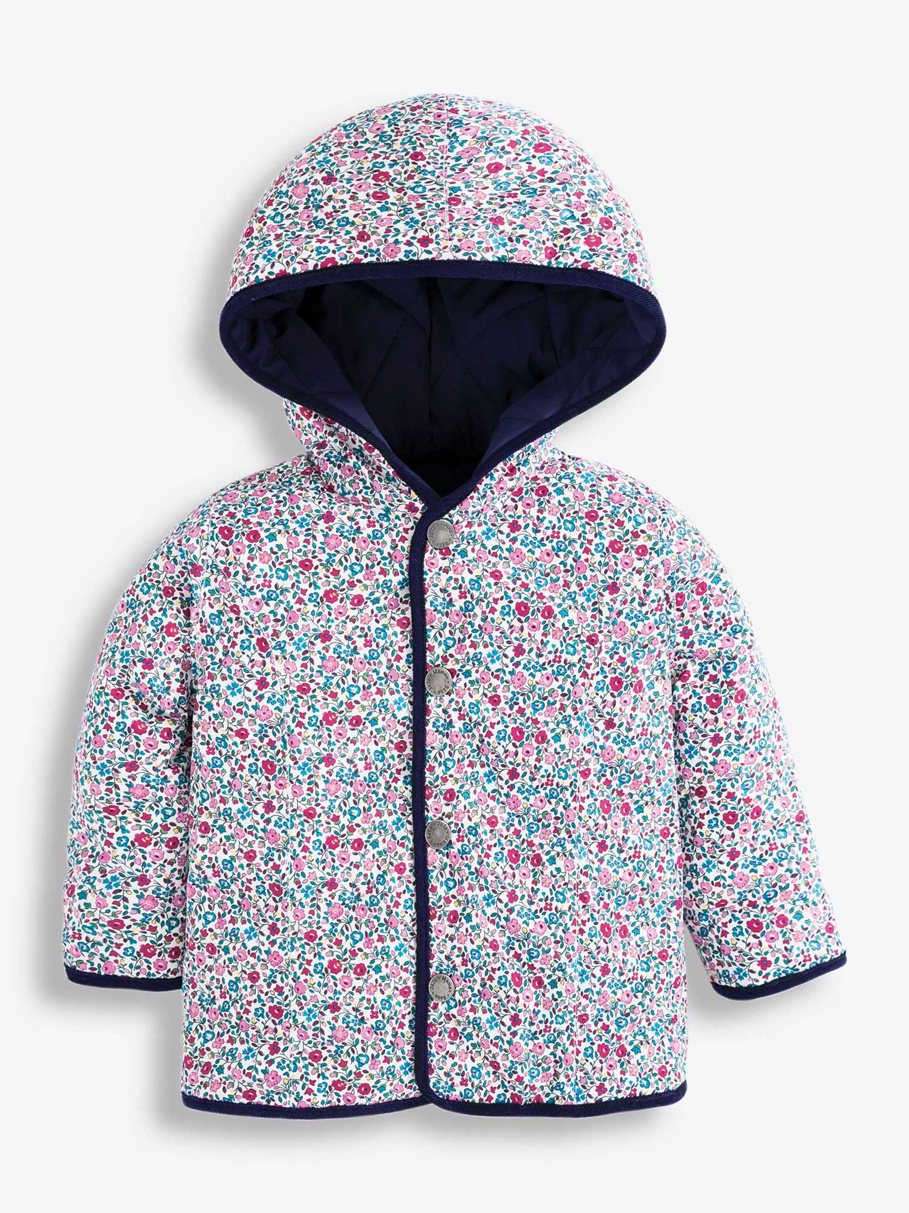 Navy Reversible Quilted Jacket - Image 2 of 4