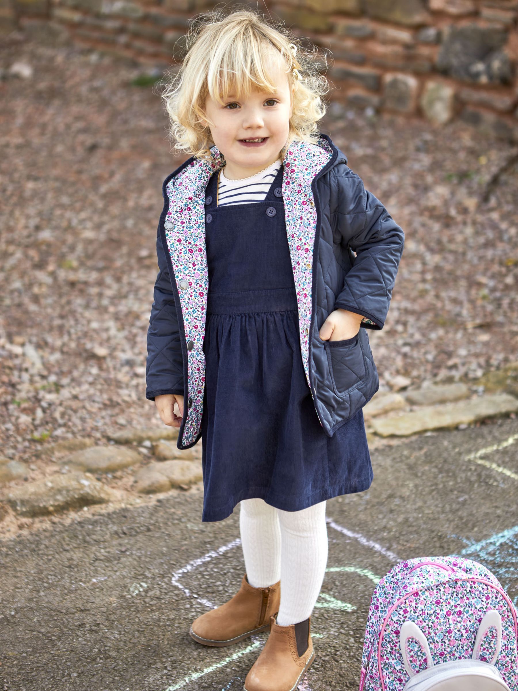 Navy Reversible Quilted Jacket - Image 4 of 4