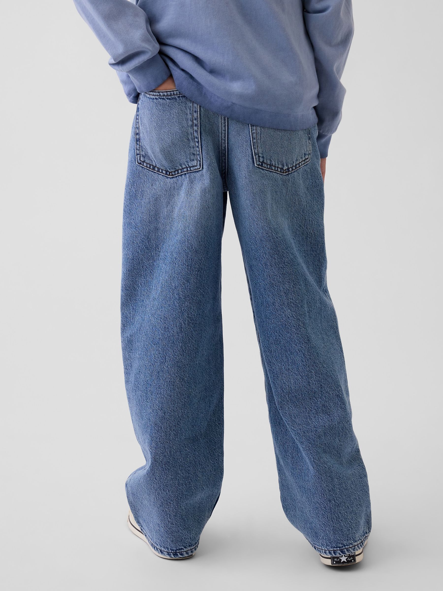 Light Wash Baggy Jeans - Image 2 of 6