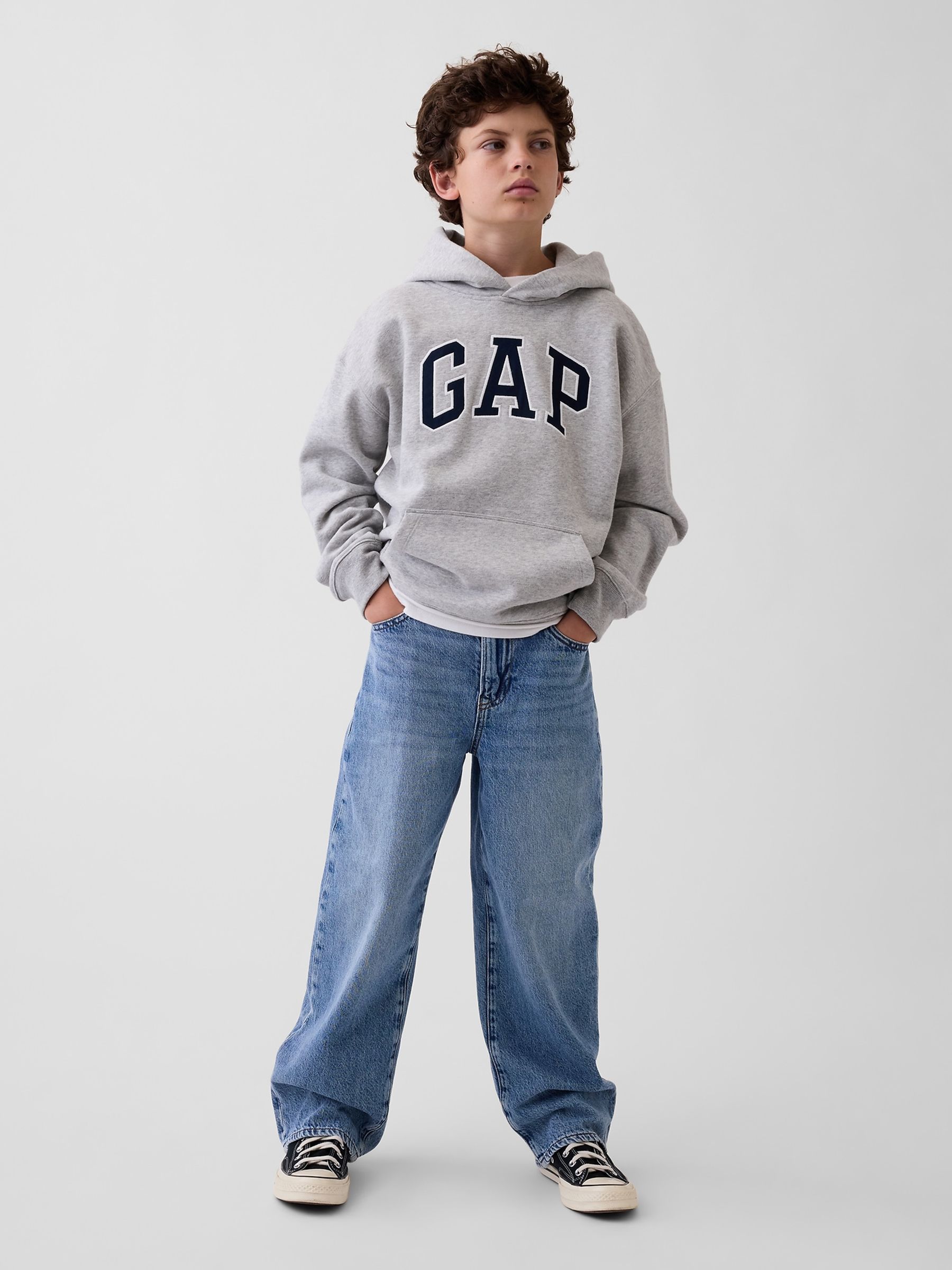 Light Wash Baggy Jeans - Image 4 of 6