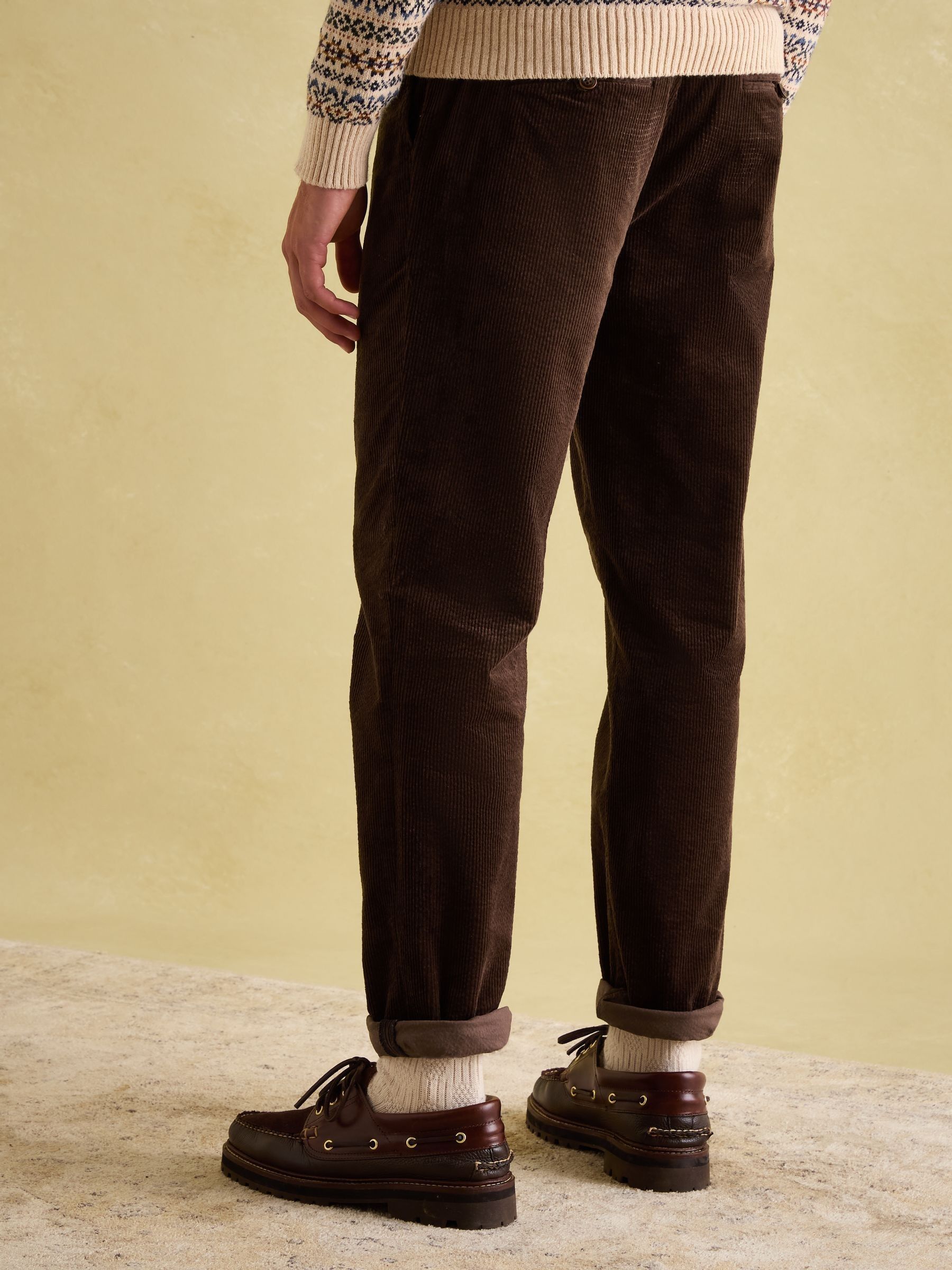 Oaksey Brown Jumbo Cord Trousers - Image 2 of 6