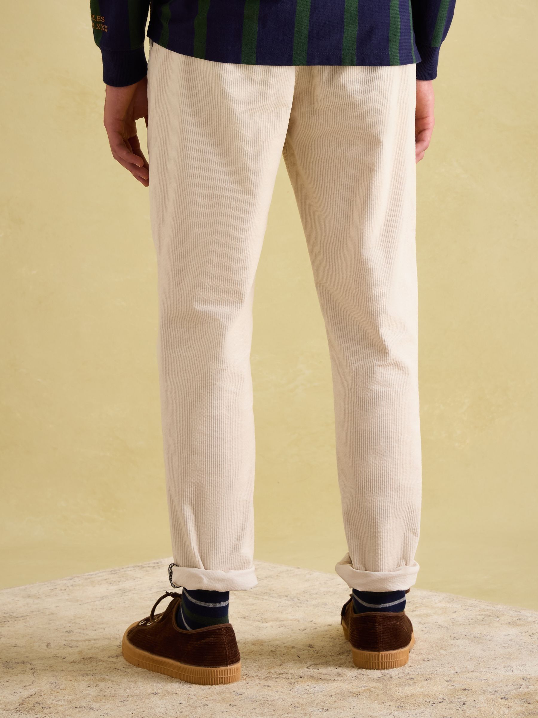 Oaksey Cream Jumbo Cord Trousers - Image 2 of 6