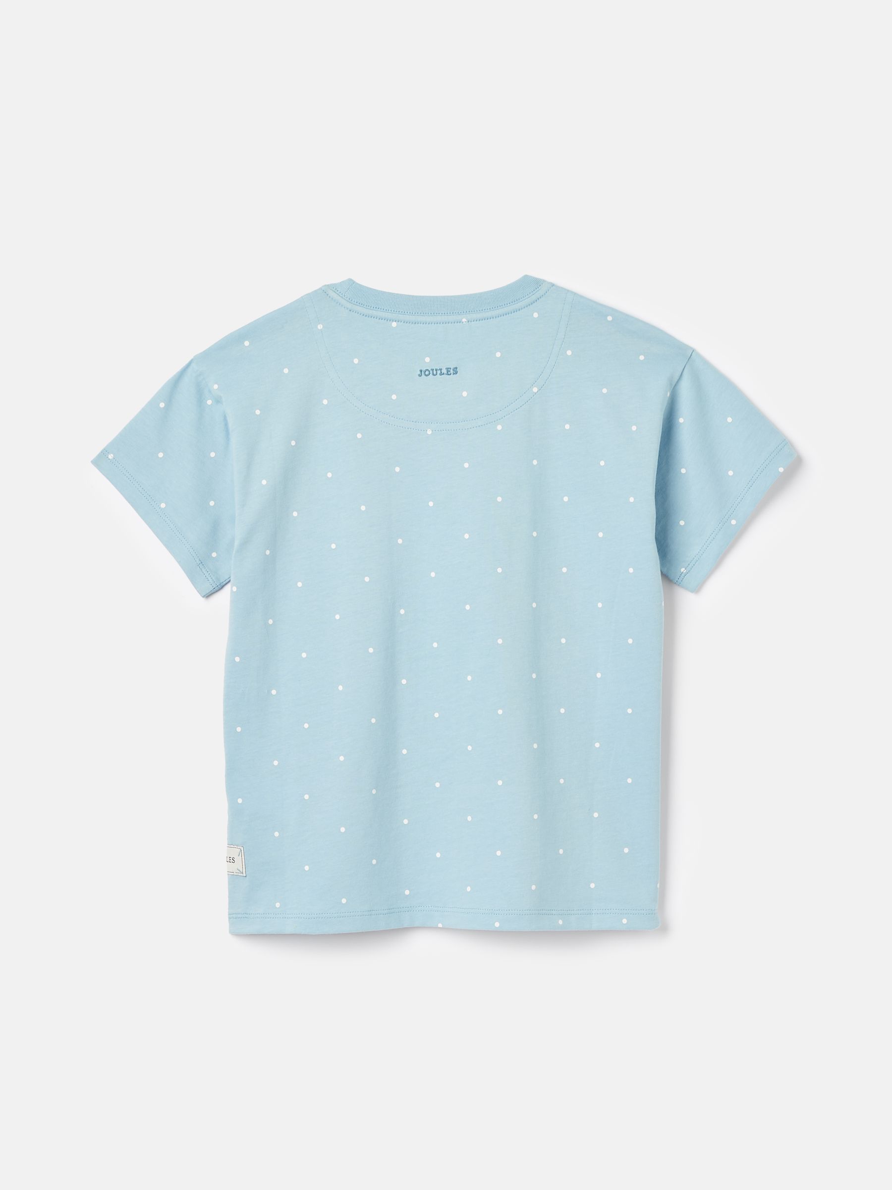 Girls' Astra Blue Llama Short Sleeve Artwork T-Shirt - Image 2 of 5