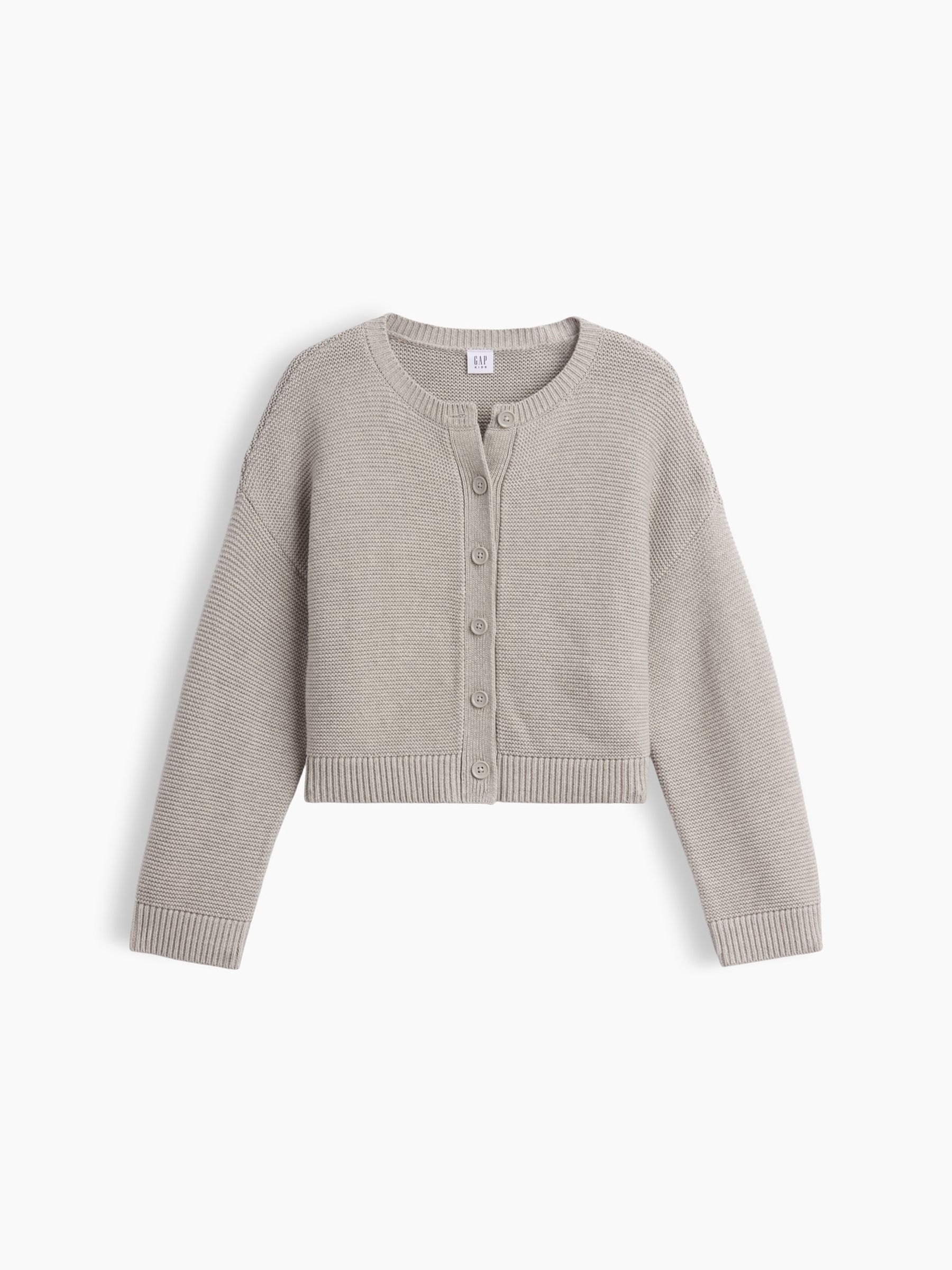 Grey Oversized Boxy Cardigan - Image 4 of 5