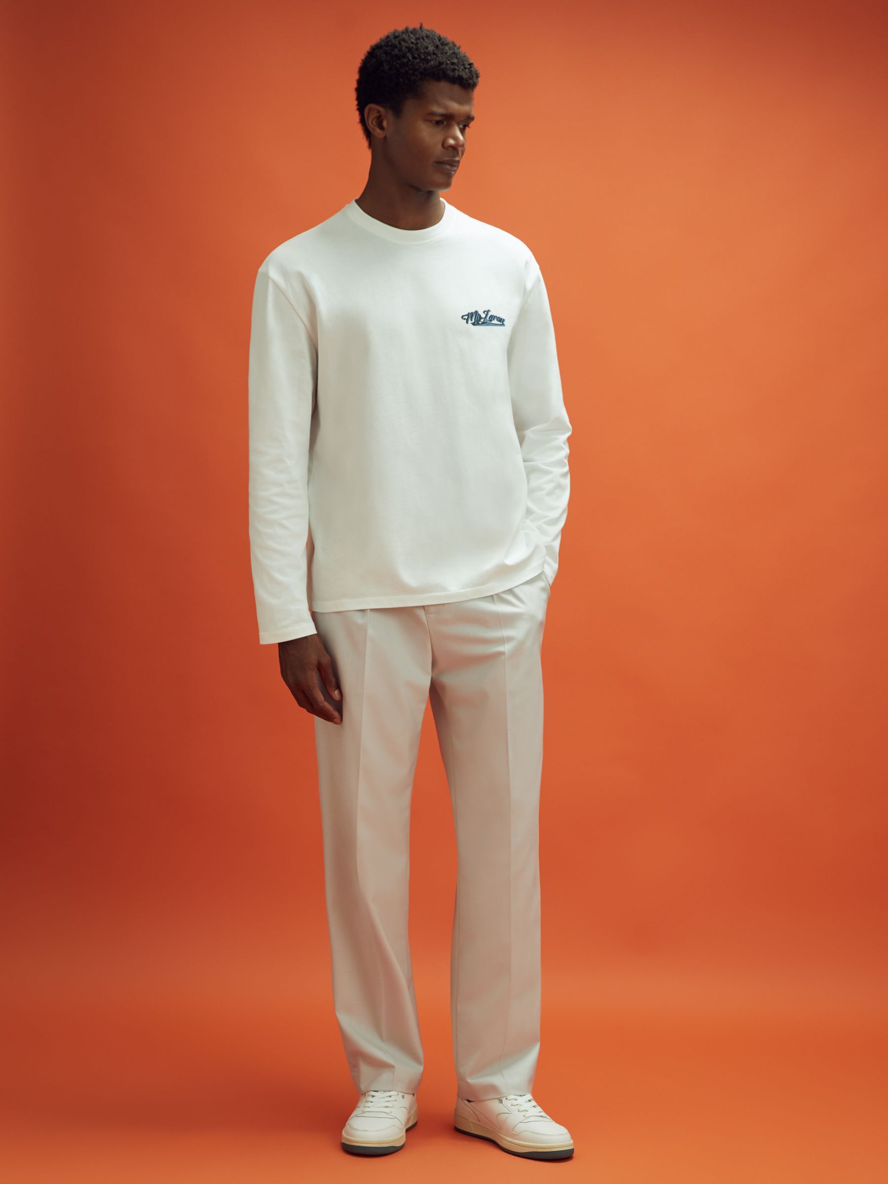 McLaren F1 Relaxed Twill Trousers in Stone - Image 3 of 6