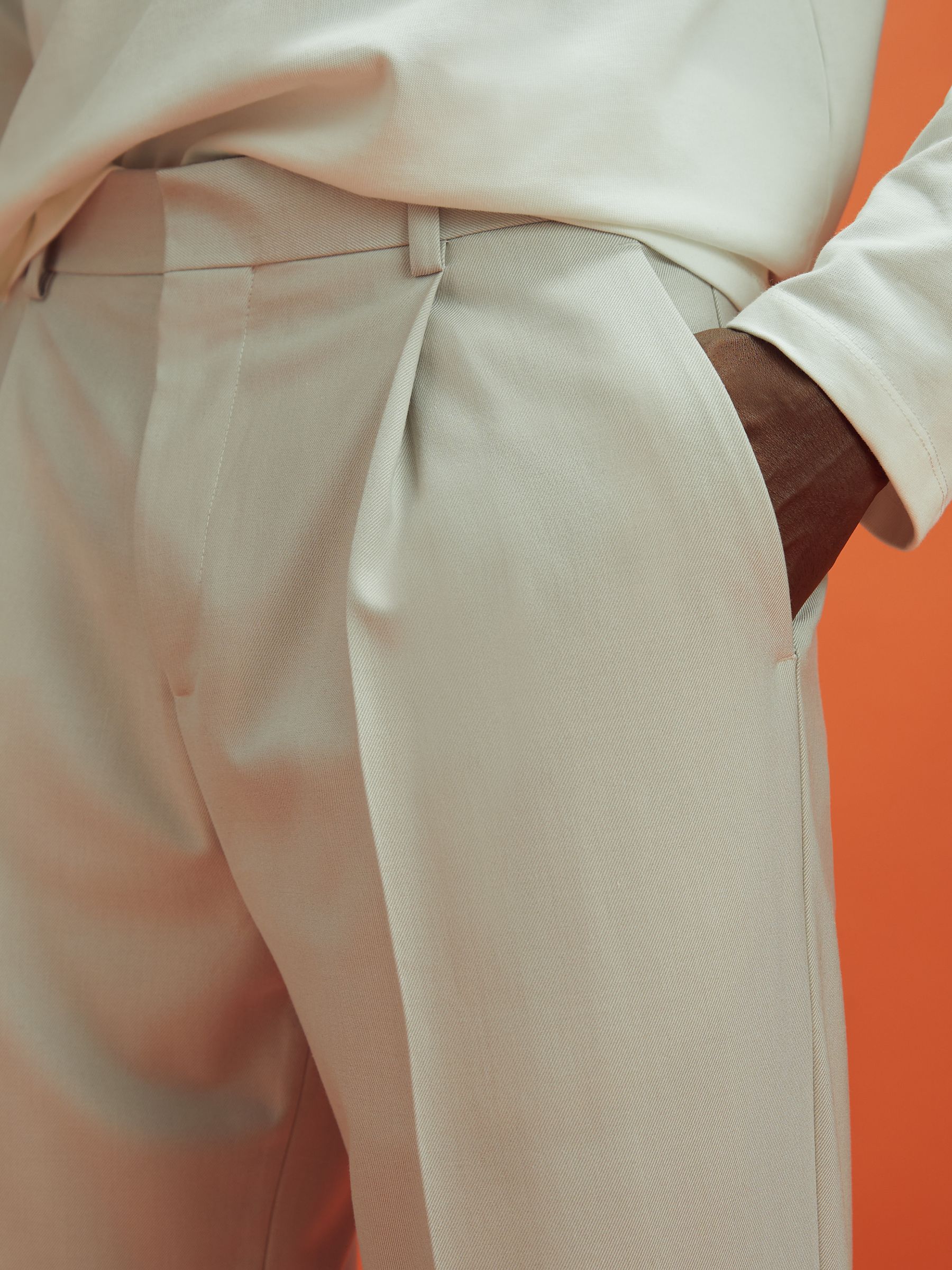 McLaren F1 Relaxed Twill Trousers in Stone - Image 4 of 6