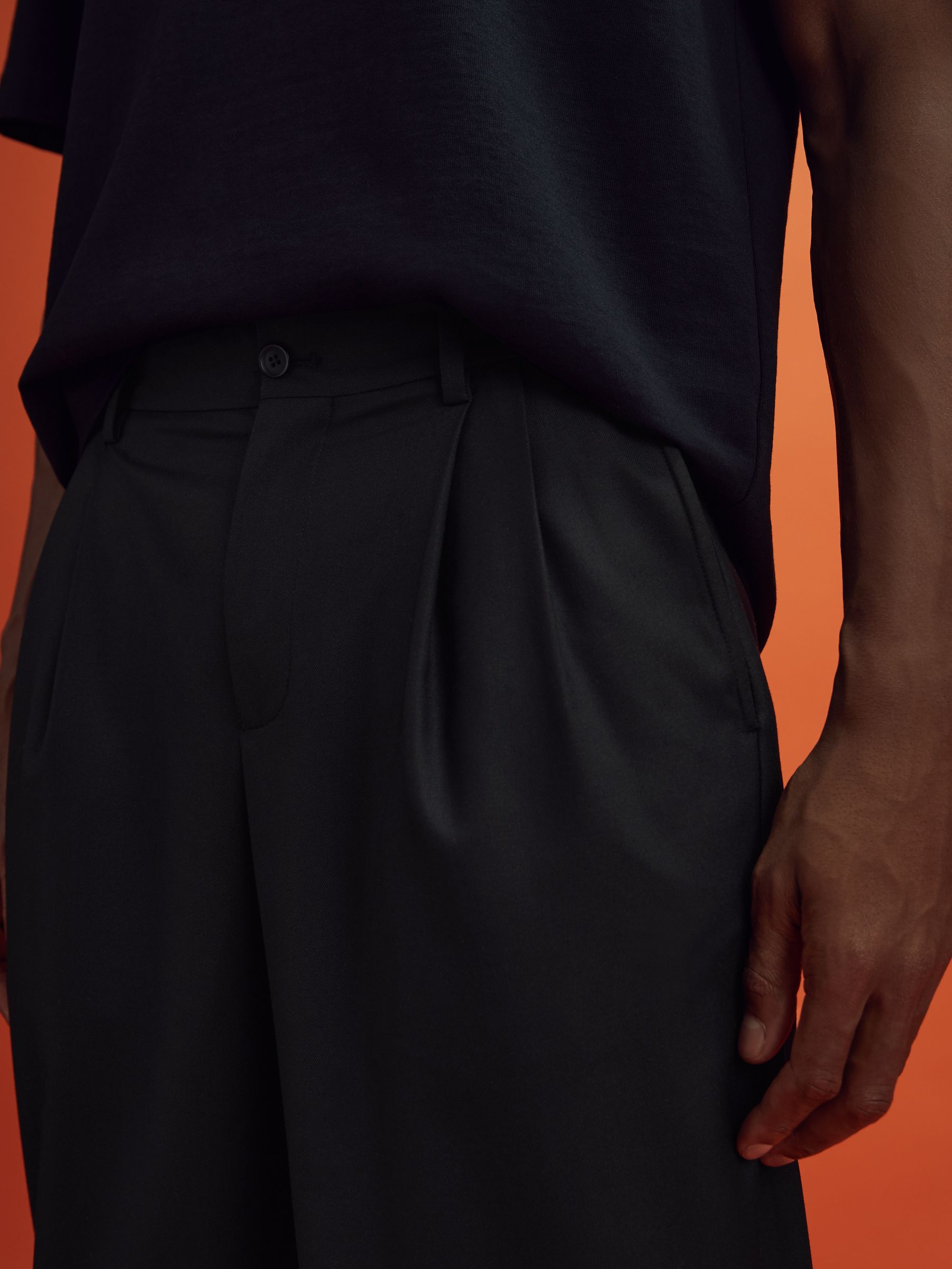 McLaren F1 Relaxed Twill Trousers in Black - Image 4 of 6