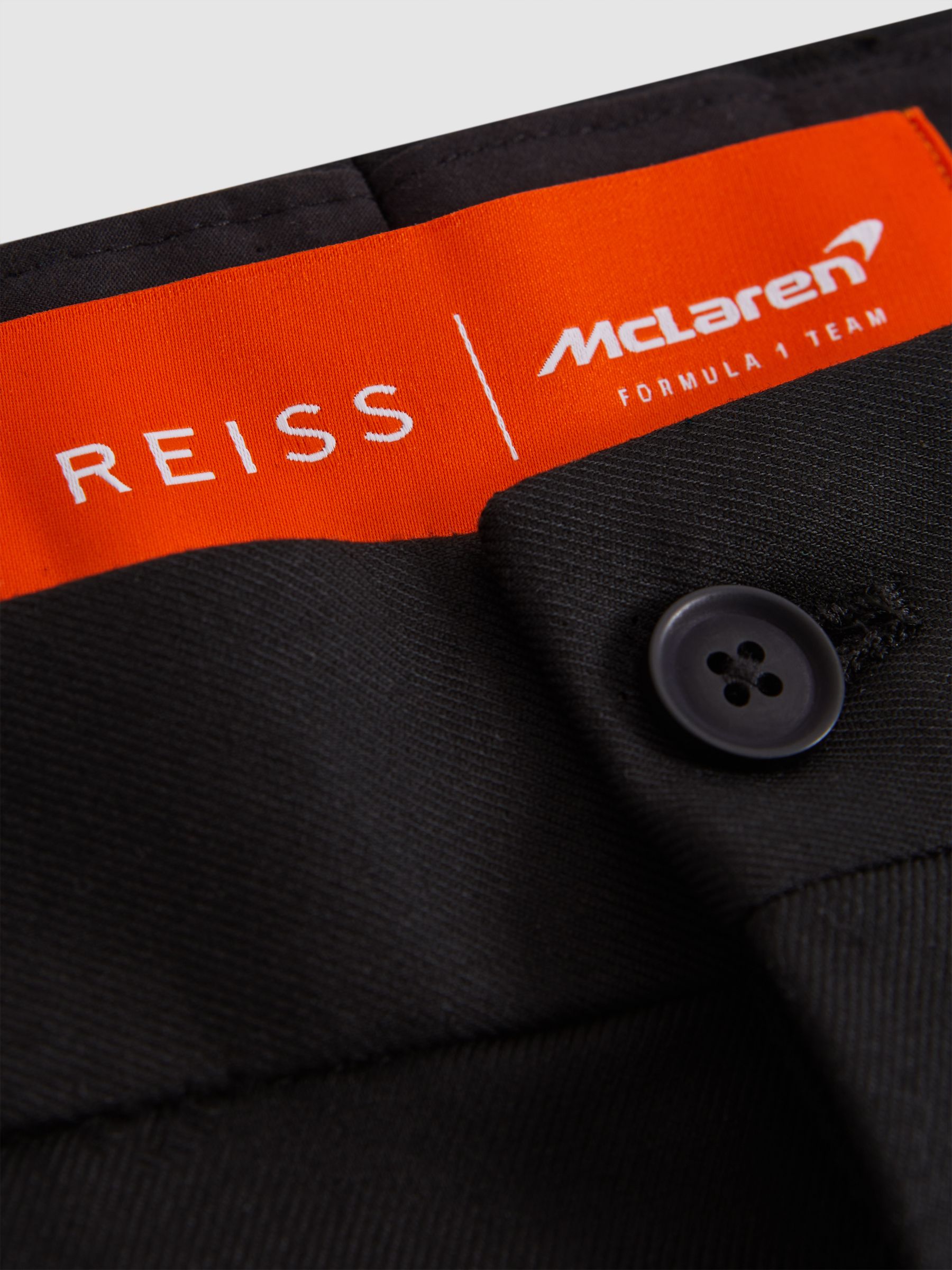 McLaren F1 Relaxed Twill Trousers in Black - Image 6 of 6