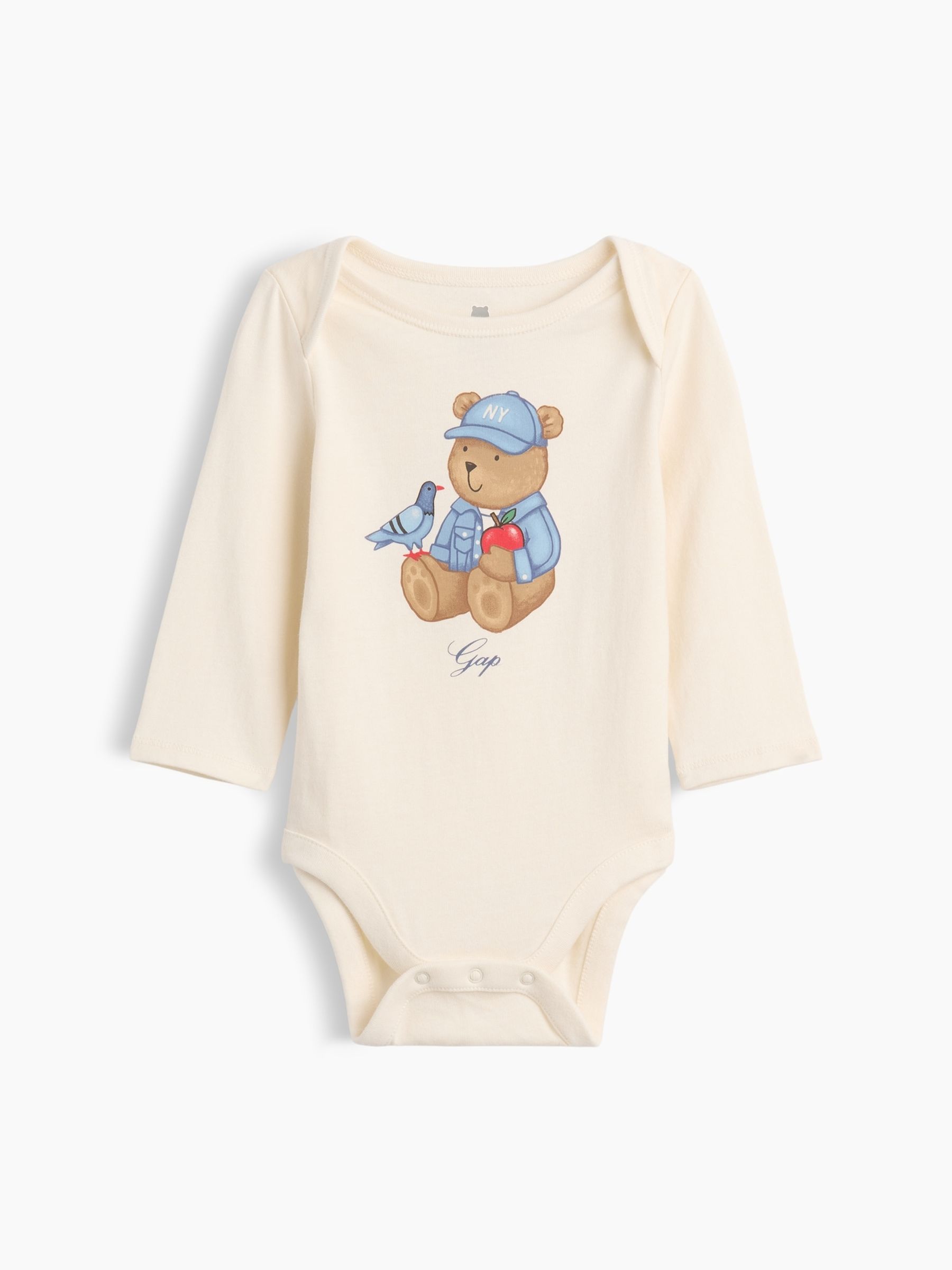 Brannan Bear NYC Graphic Long Sleeve Bodysuit - Image 1 of 3 Brannan Bear NYC Graphic Long Sleeve Bodysuit - Image 1 of 3