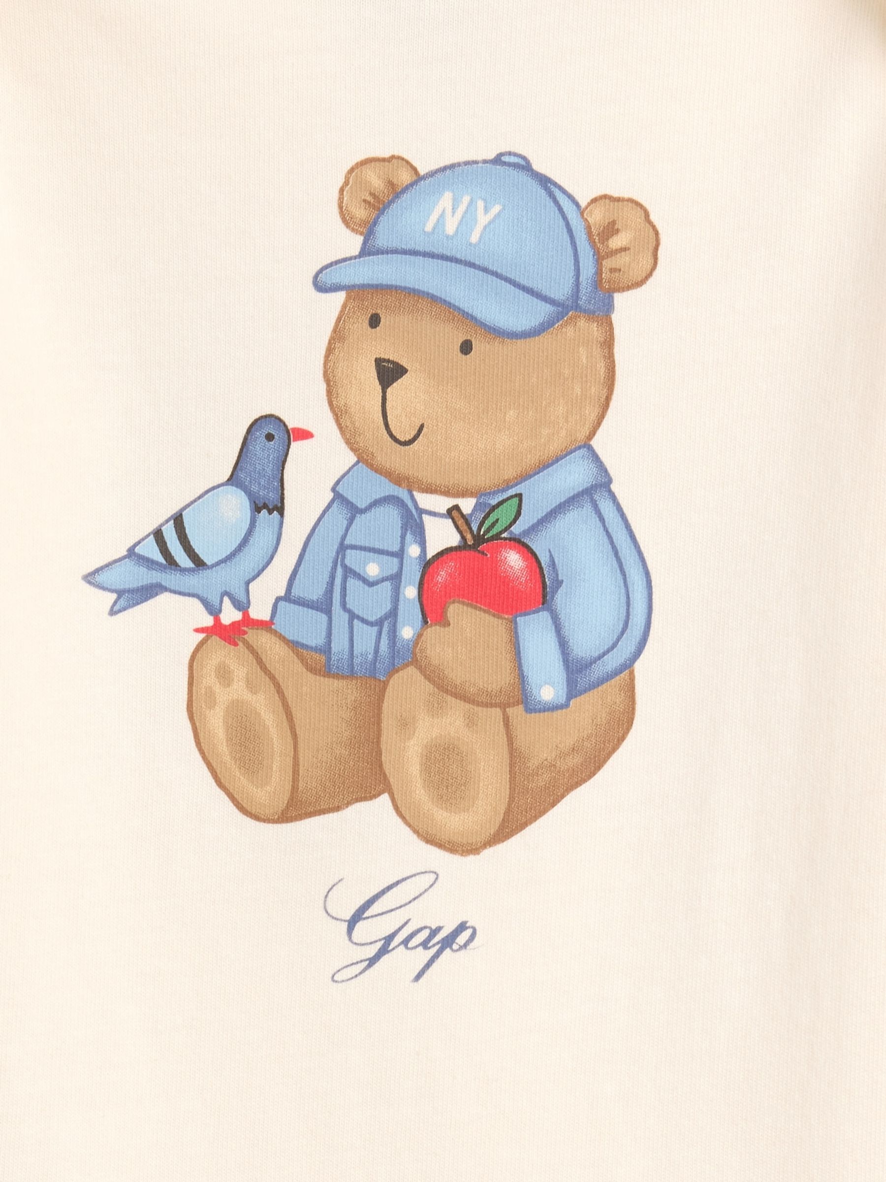 Brannan Bear NYC Graphic Long Sleeve Bodysuit - Image 3 of 3 Brannan Bear NYC Graphic Long Sleeve Bodysuit - Image 3 of 3