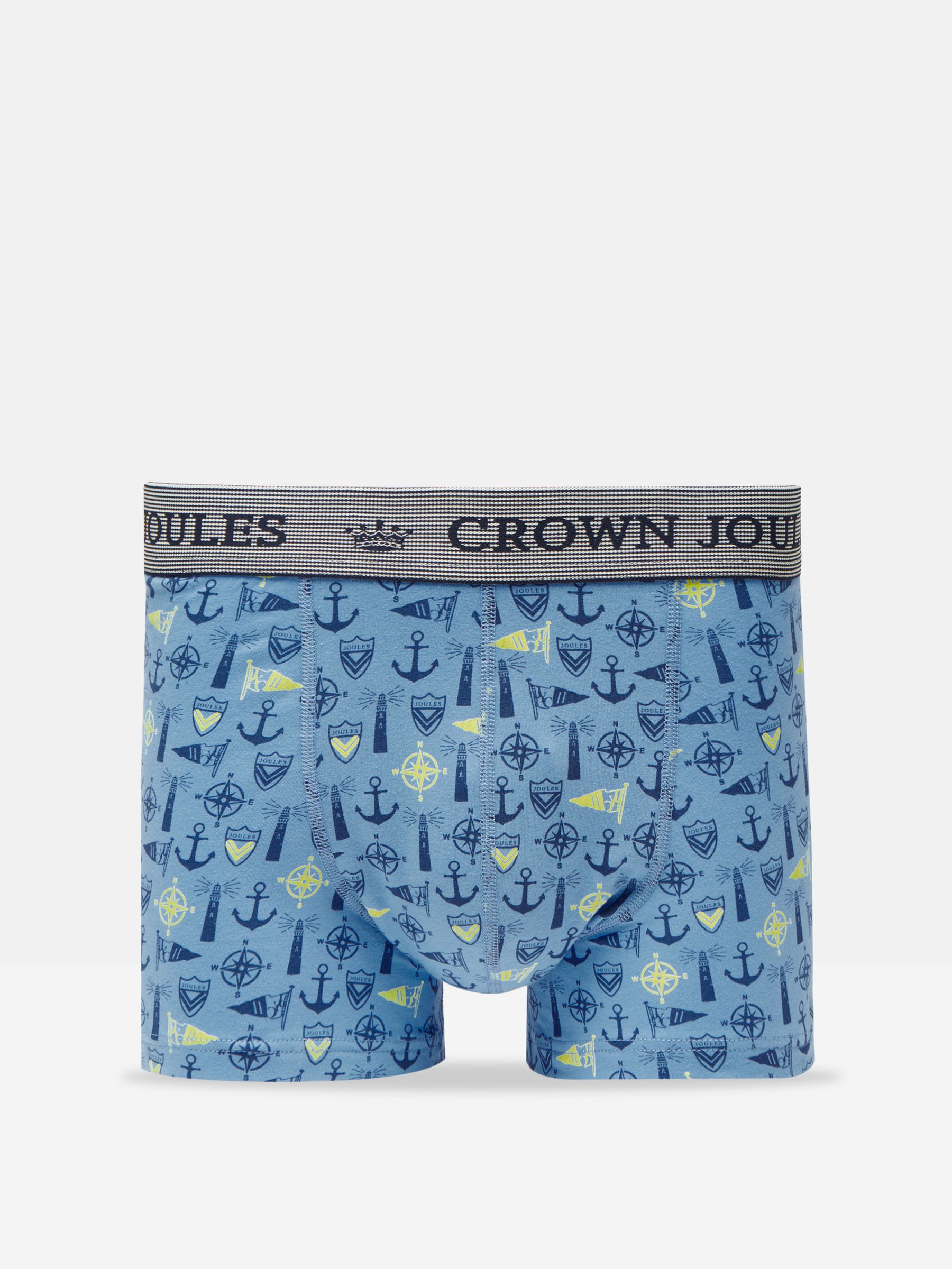 Crown Blue Sail Cotton Boxer Briefs 2 Pack - Image 2 of 4