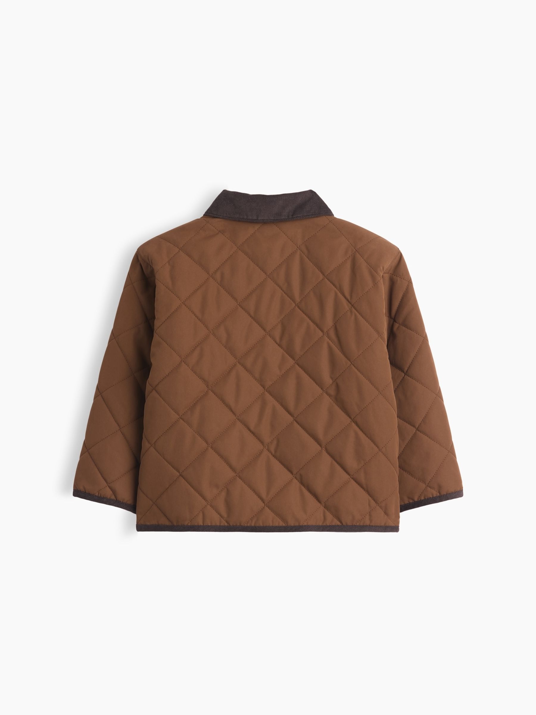 Brown Quilted Field Jacket - Image 2 of 2
