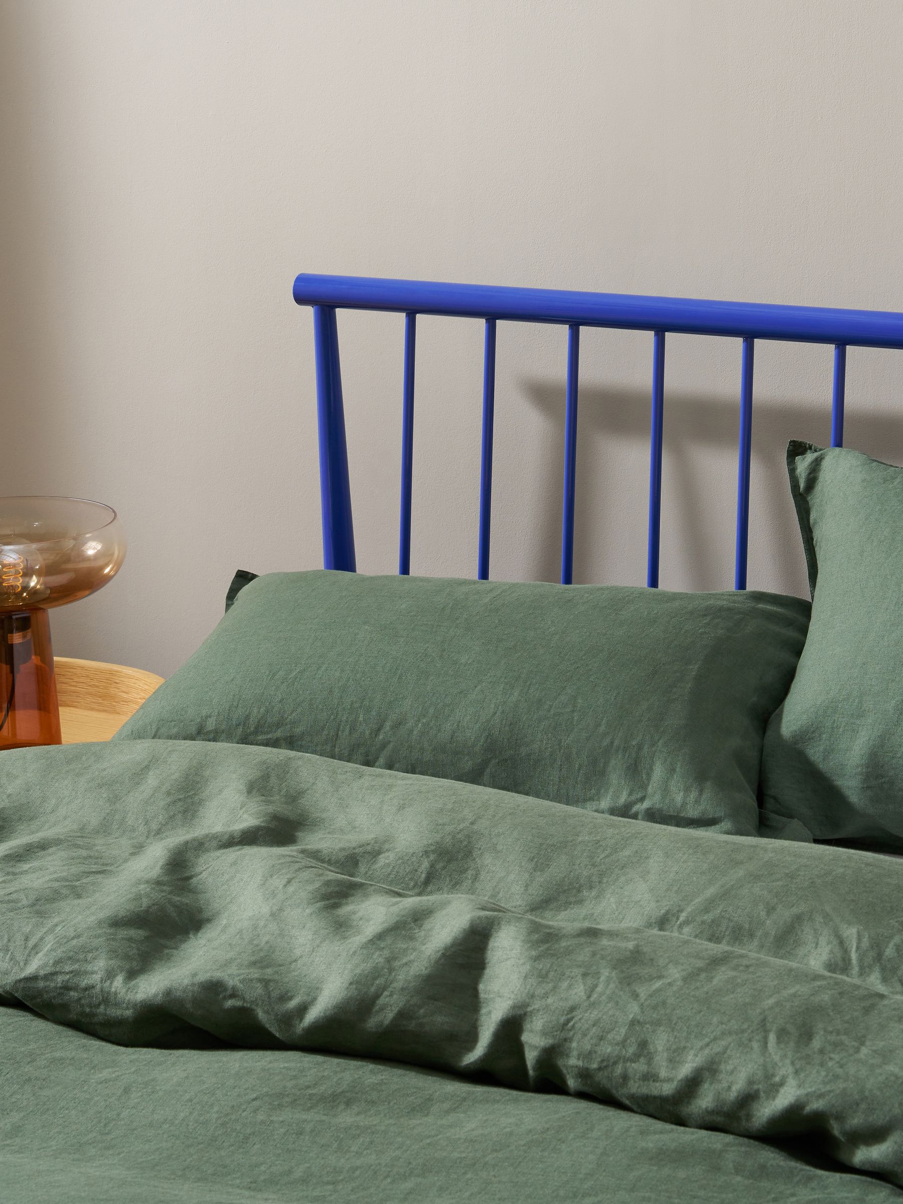 Penn Metal Bed Frame in Cobalt - Image 2 of 2