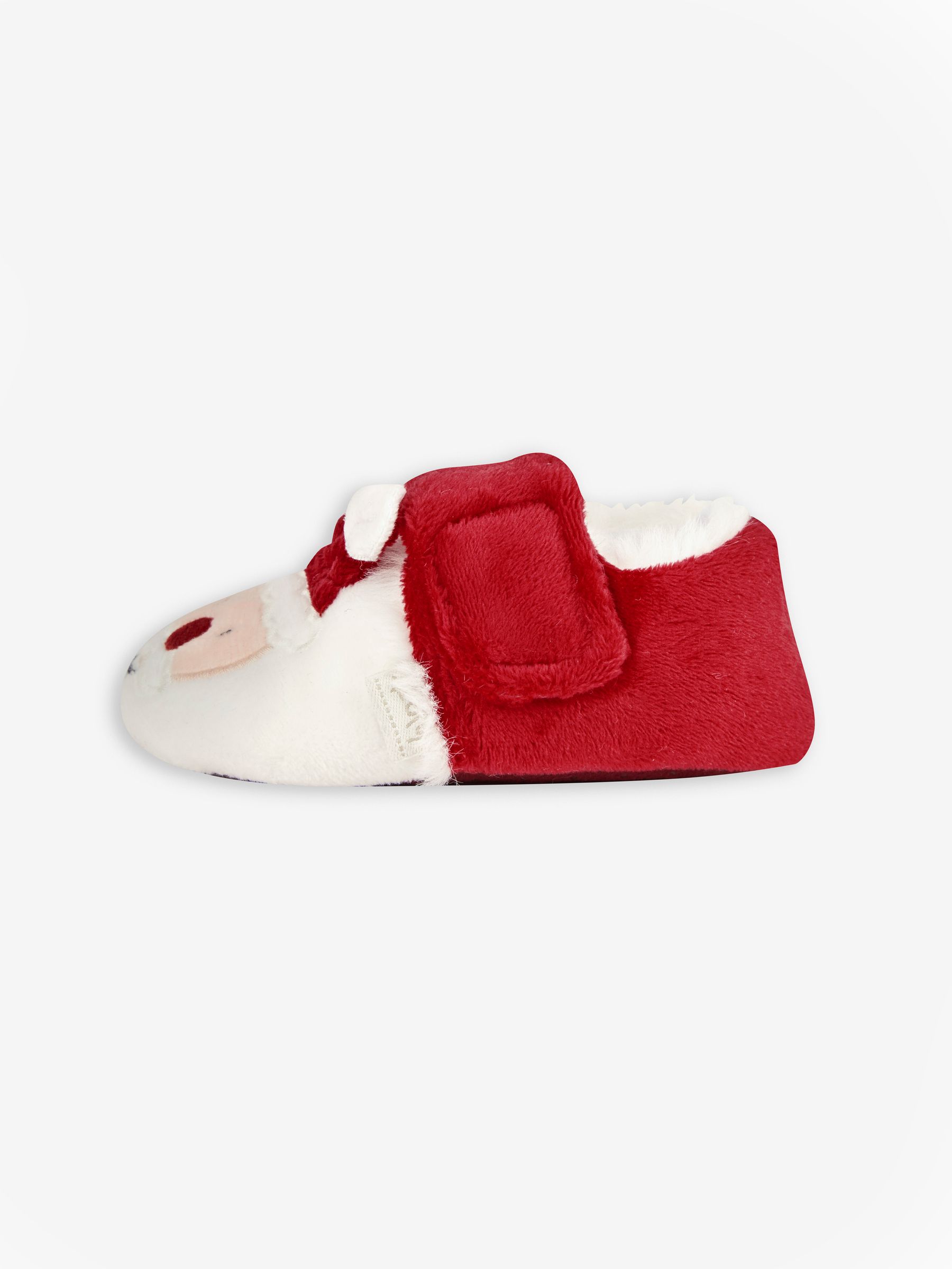 Santa Slipper Shoes in Red - Image 2 of 4