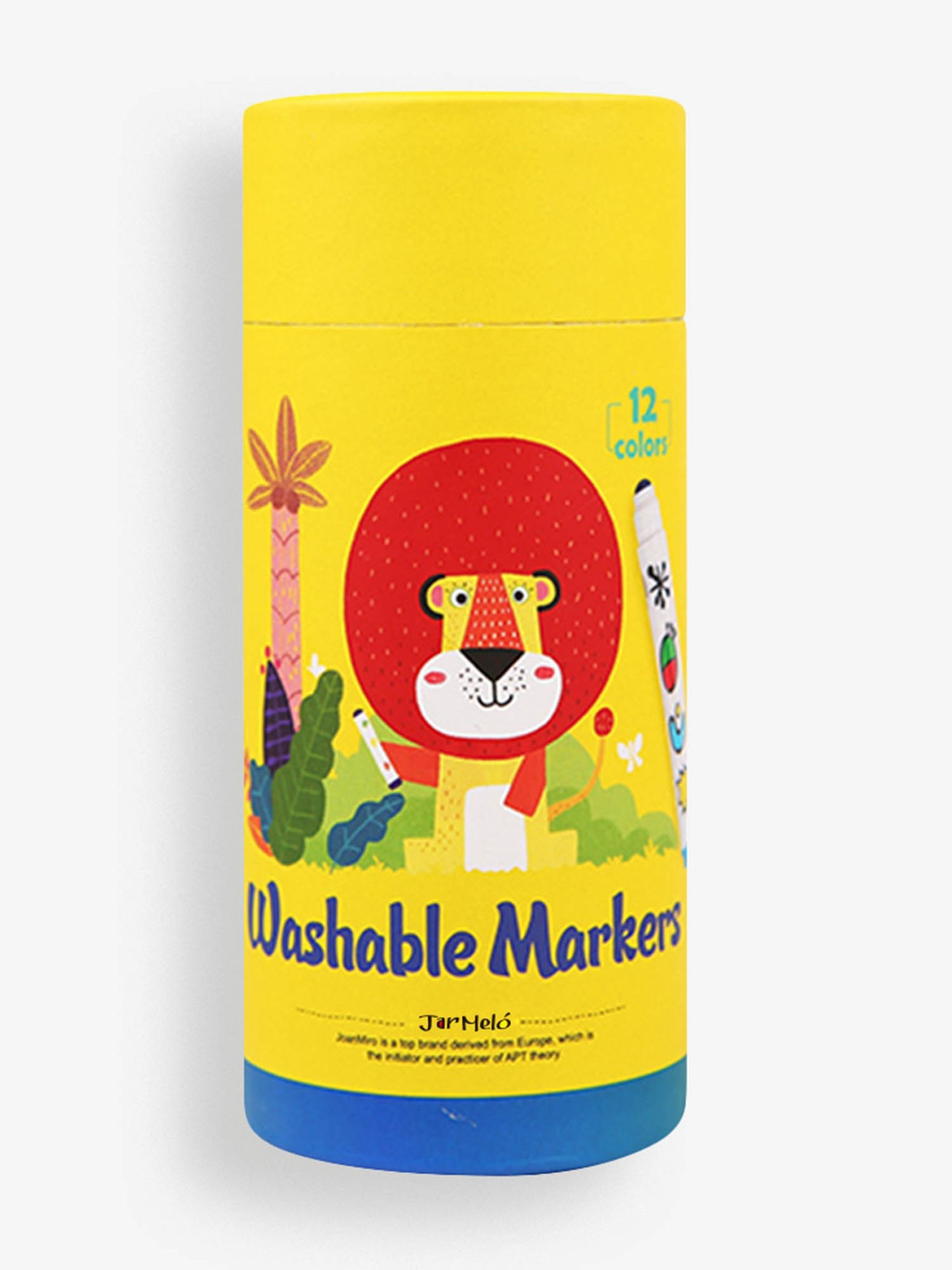 Jar Melo Special Round Tip Washable Markers 12 Colours - Image 2 of 4