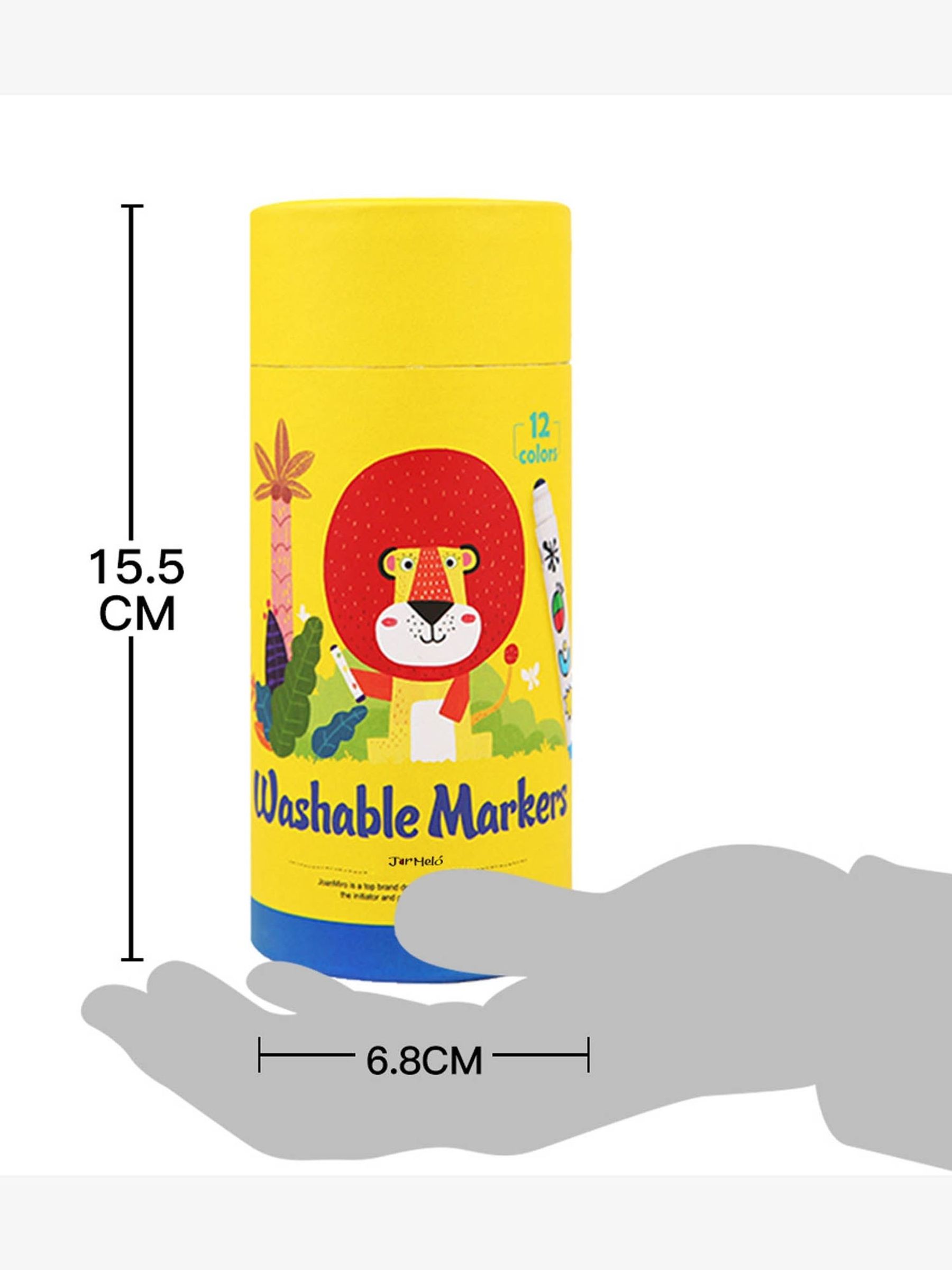 Jar Melo Special Round Tip Washable Markers 12 Colours - Image 4 of 4