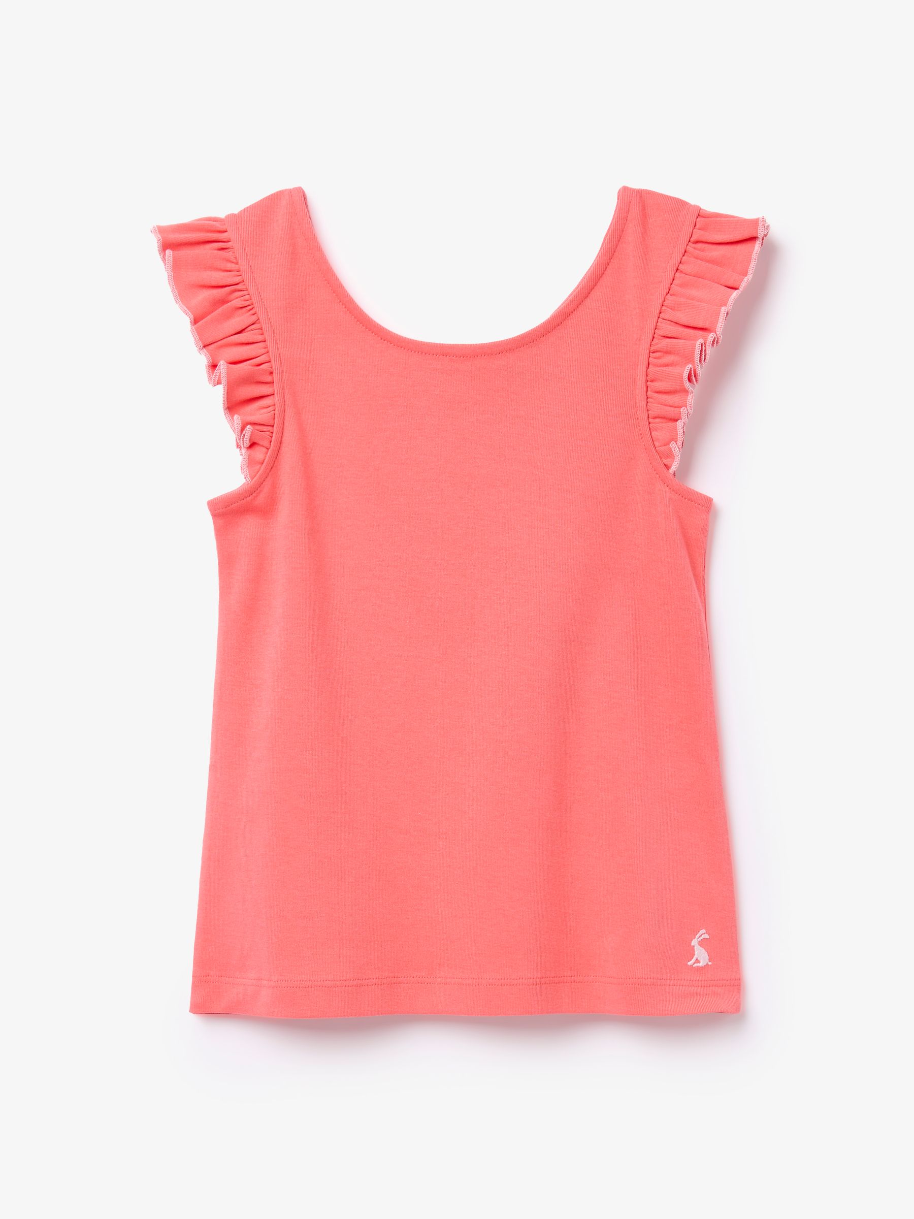 Girls' Butterfly Pink Frill Sleeve Jersey Vest - Image 1 of 3