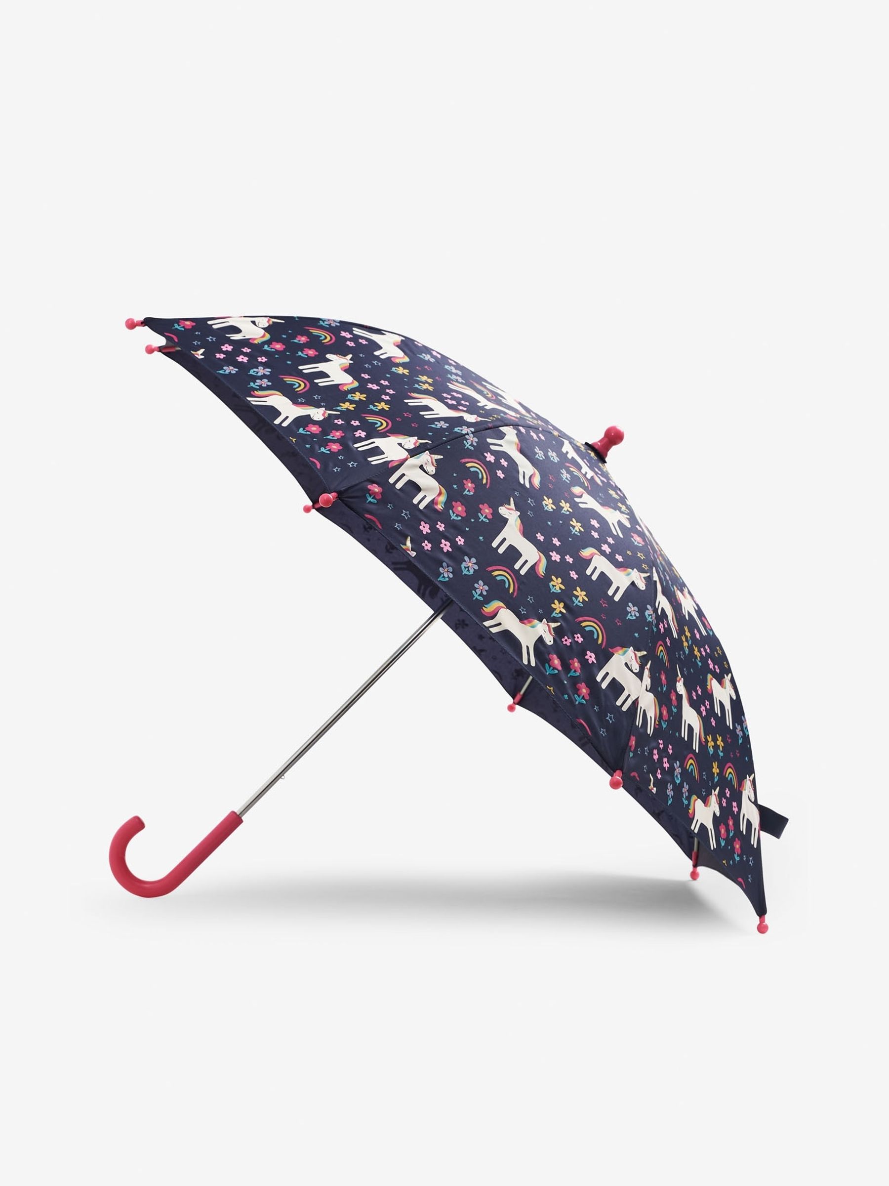 Navy Unicorn Colour Change Umbrella - Image 1 of 4