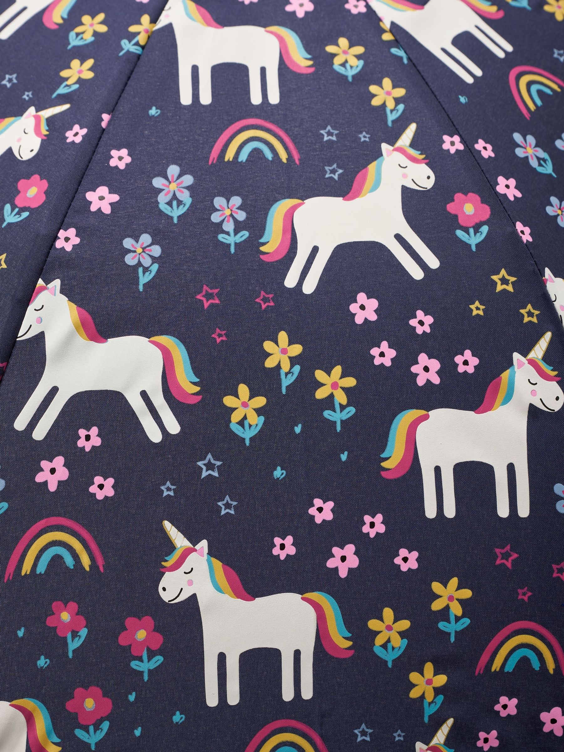Navy Unicorn Colour Change Umbrella - Image 4 of 4