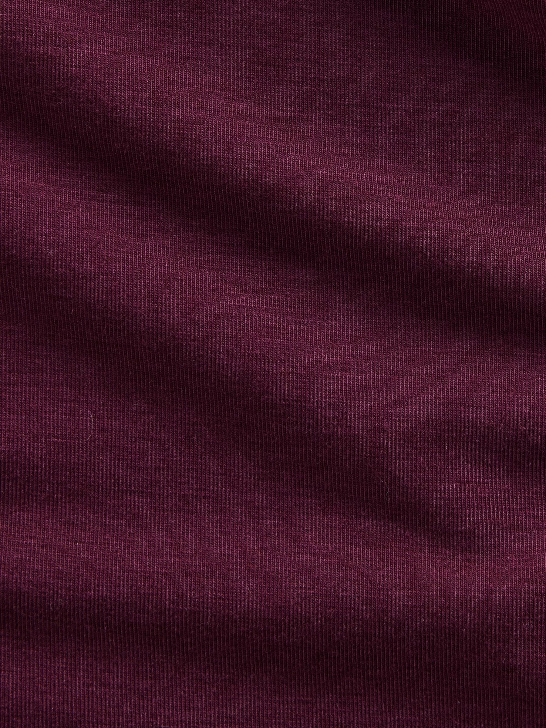 Burgundy GapFit Breathe Relaxed T-Shirt - Image 3 of 3