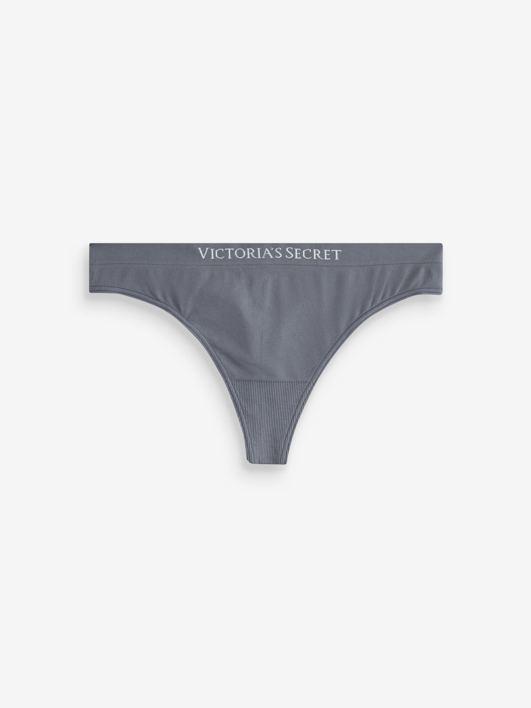 Grey & Pink Thong 4 Pack Logo Knickers - Image 6 of 9