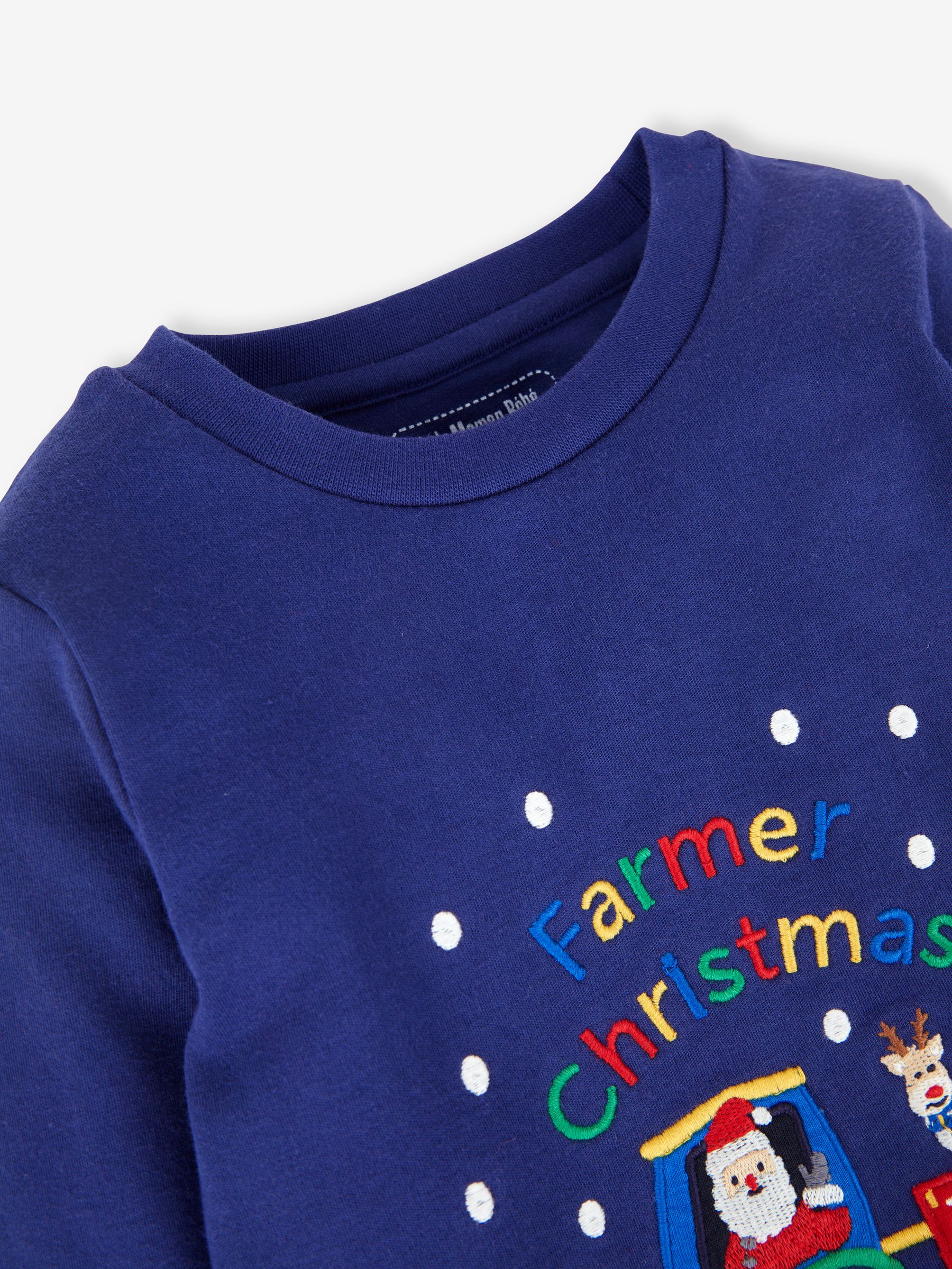 Red Kids' Farmer Christmas Tartan Pyjamas - Image 4 of 9