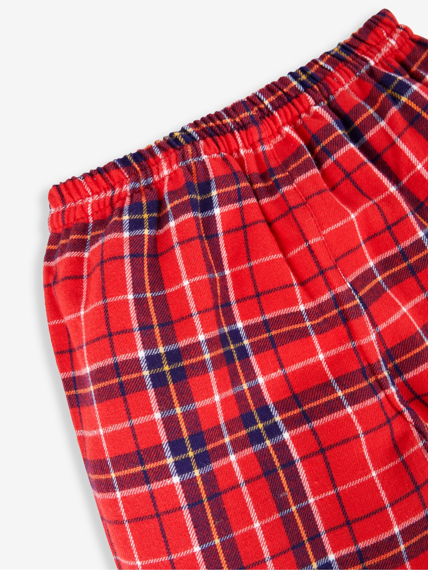 Red Kids' Farmer Christmas Tartan Pyjamas - Image 5 of 9