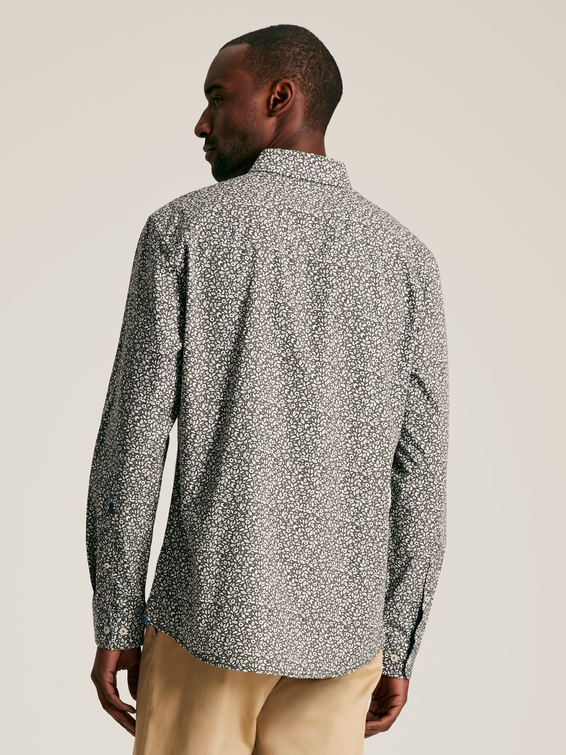 Invitation Green Floral Cotton Shirt - Image 2 of 7