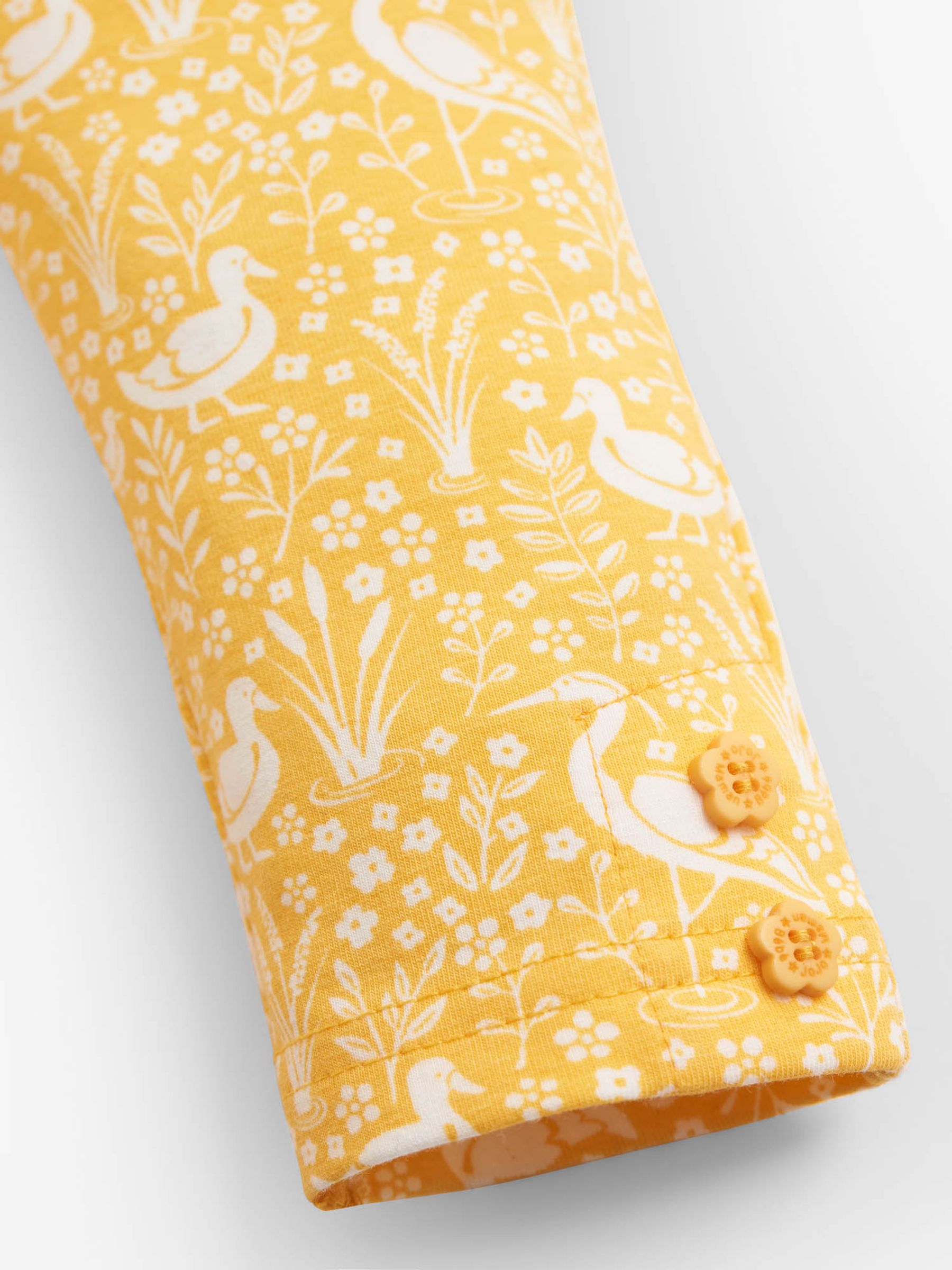 Yellow 2-Pack Girls' River Duck Print & Blue Leggings - Image 3 of 5