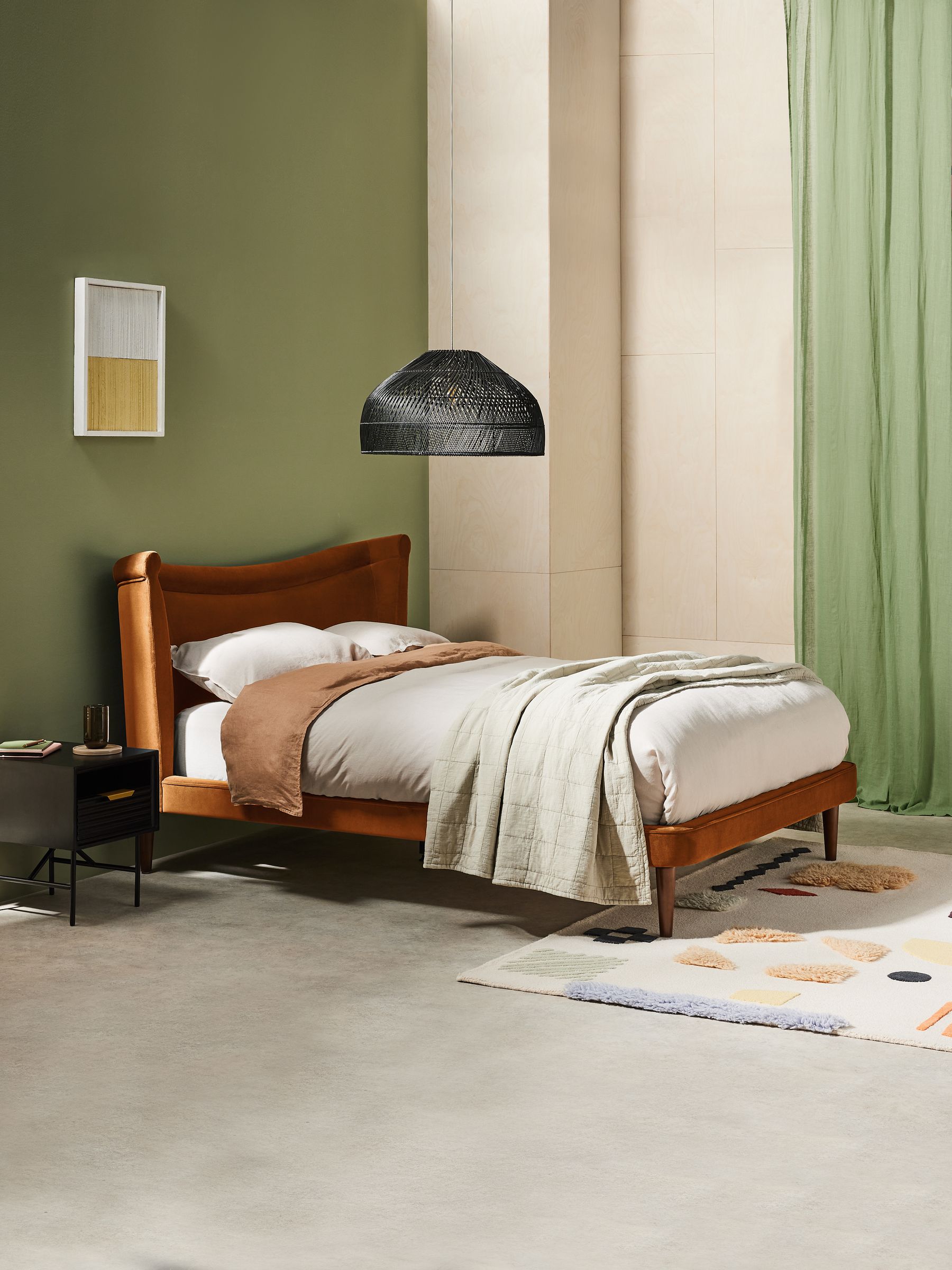 Sawyer Bed in Orange - Image 1 of 4
