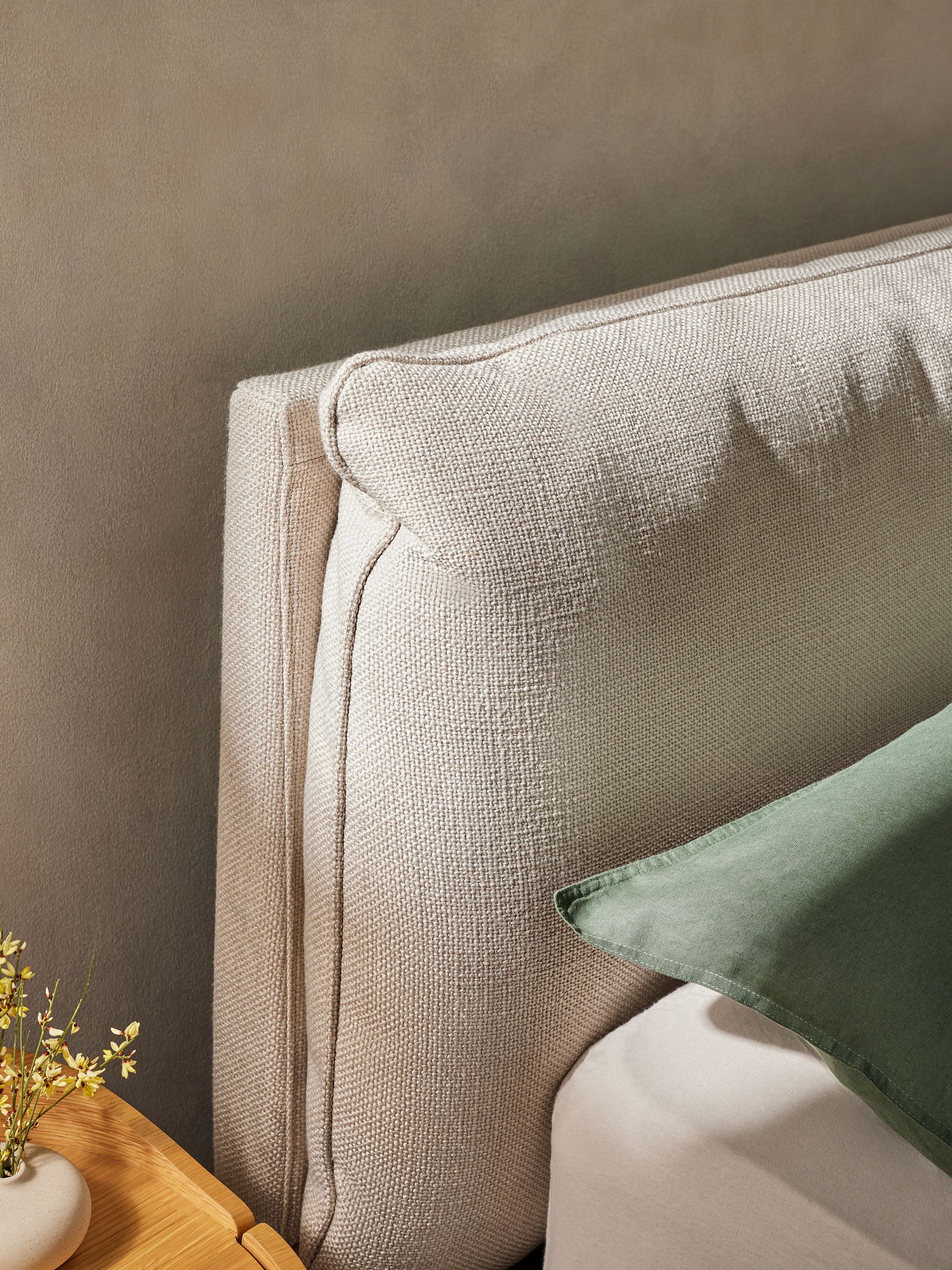 Harlow Ottoman Storage Bed Frame in Oatmeal - Image 3 of 4