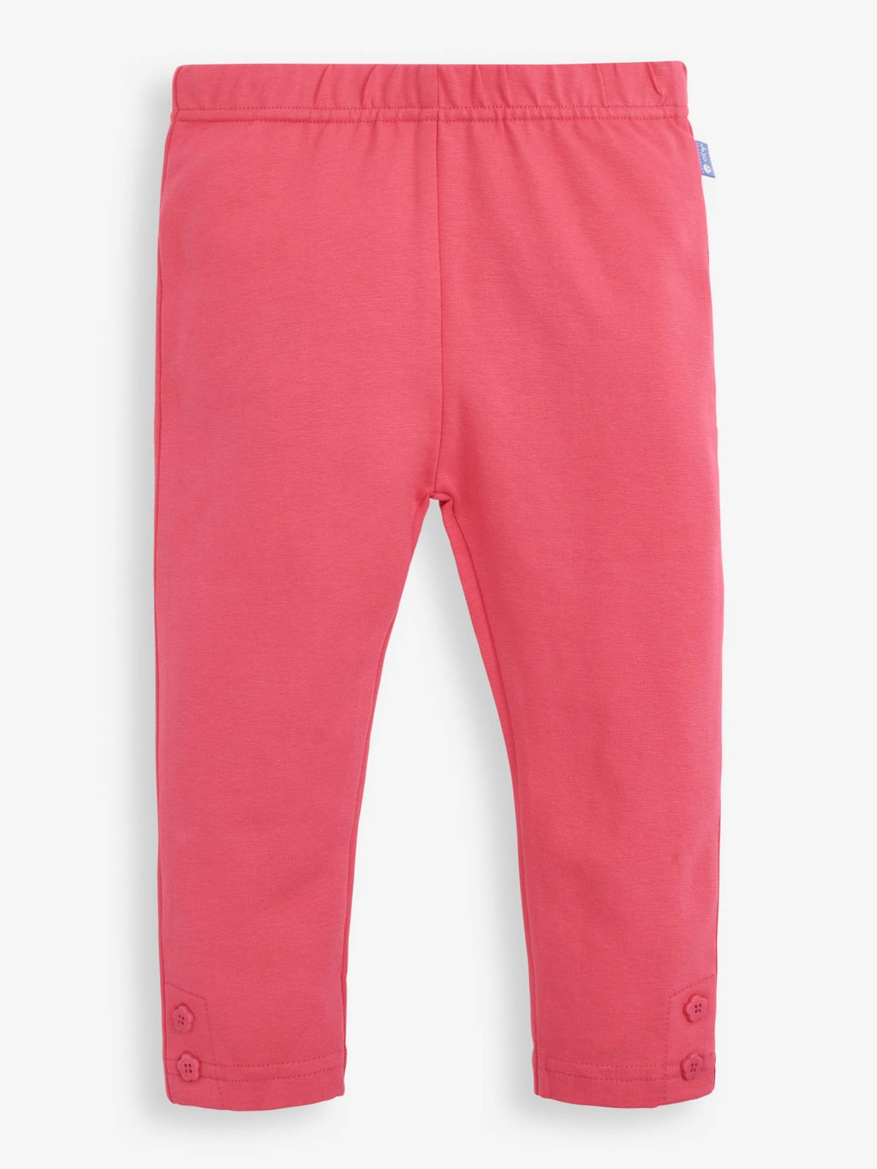 Blue 2-Pack Girls' Cherry Print & Pink Leggings - Image 3 of 5