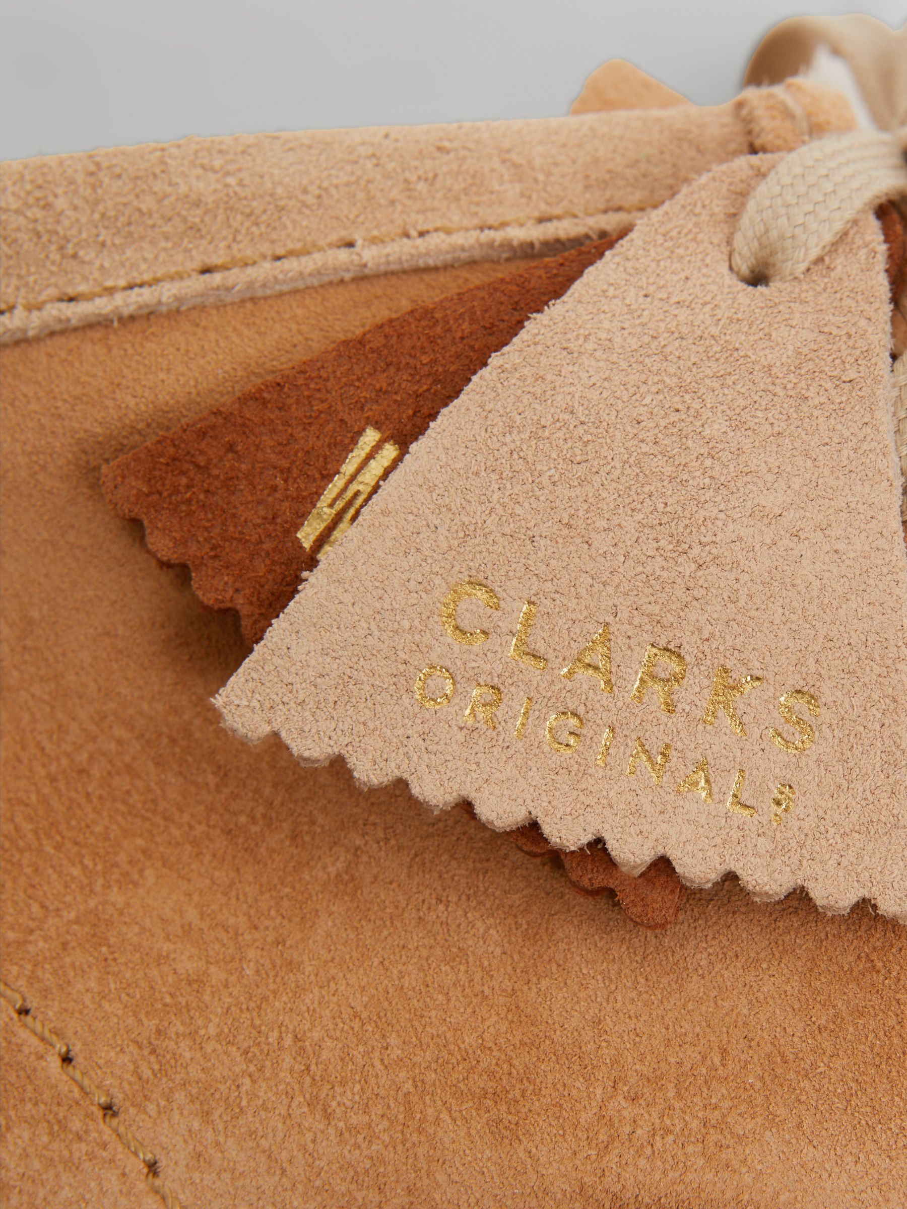 Clarks Originals Suede Wallabee Boots in Tan - Image 6 of 6