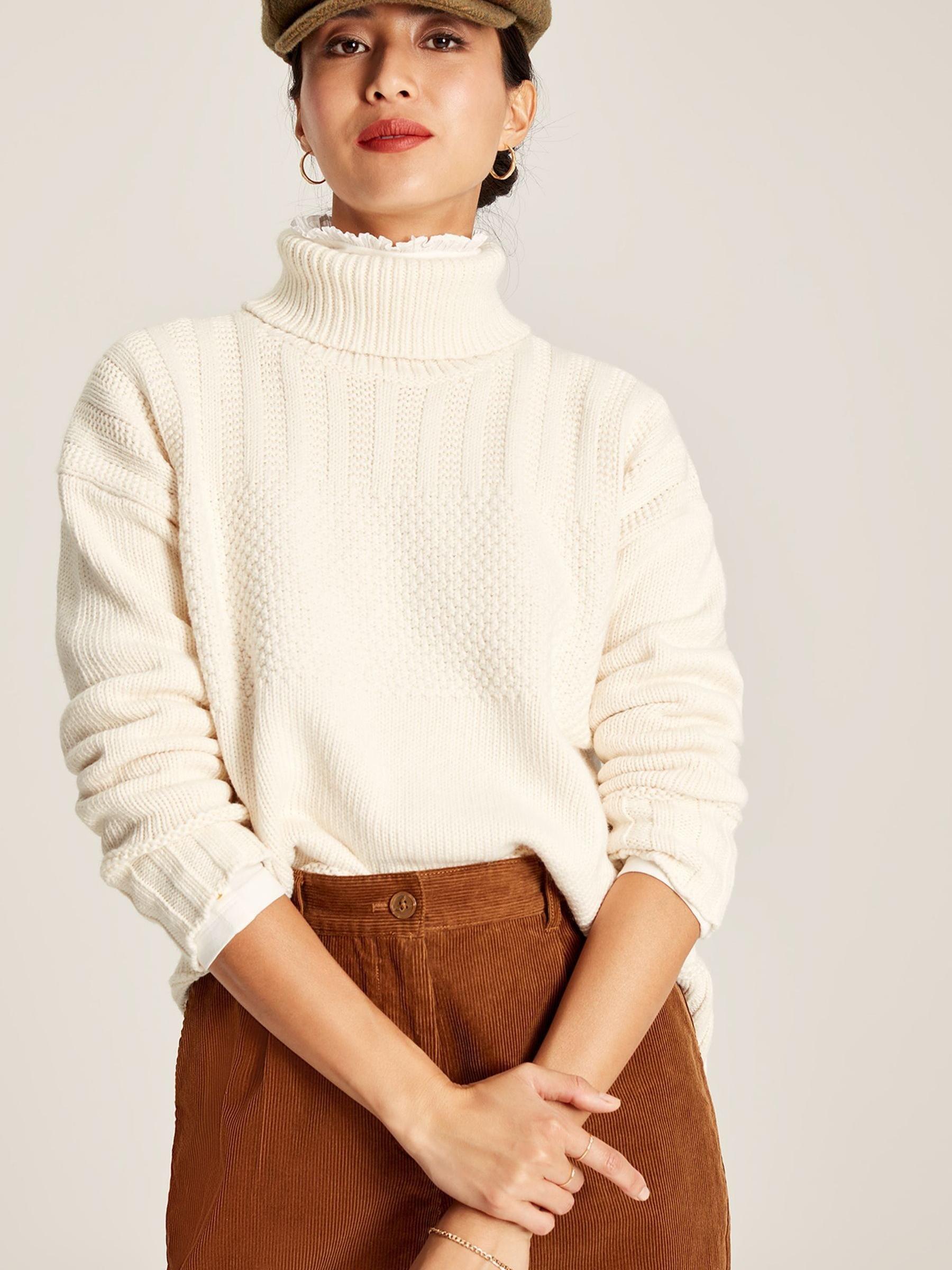 Joyce Cream Roll Neck Jumper - Image 1 of 1