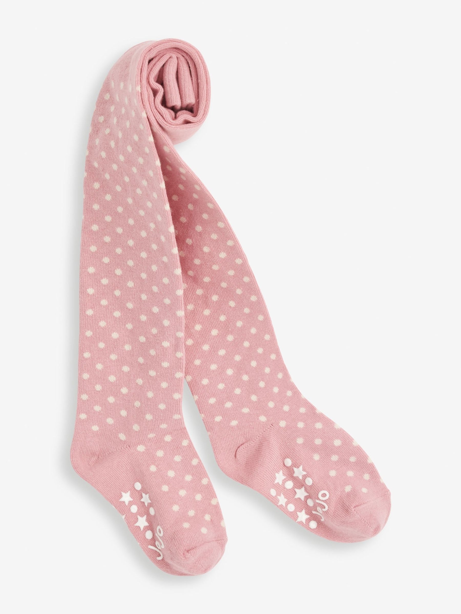 Rose Girls Spot Cotton Rich Tights - Image 1 of 1