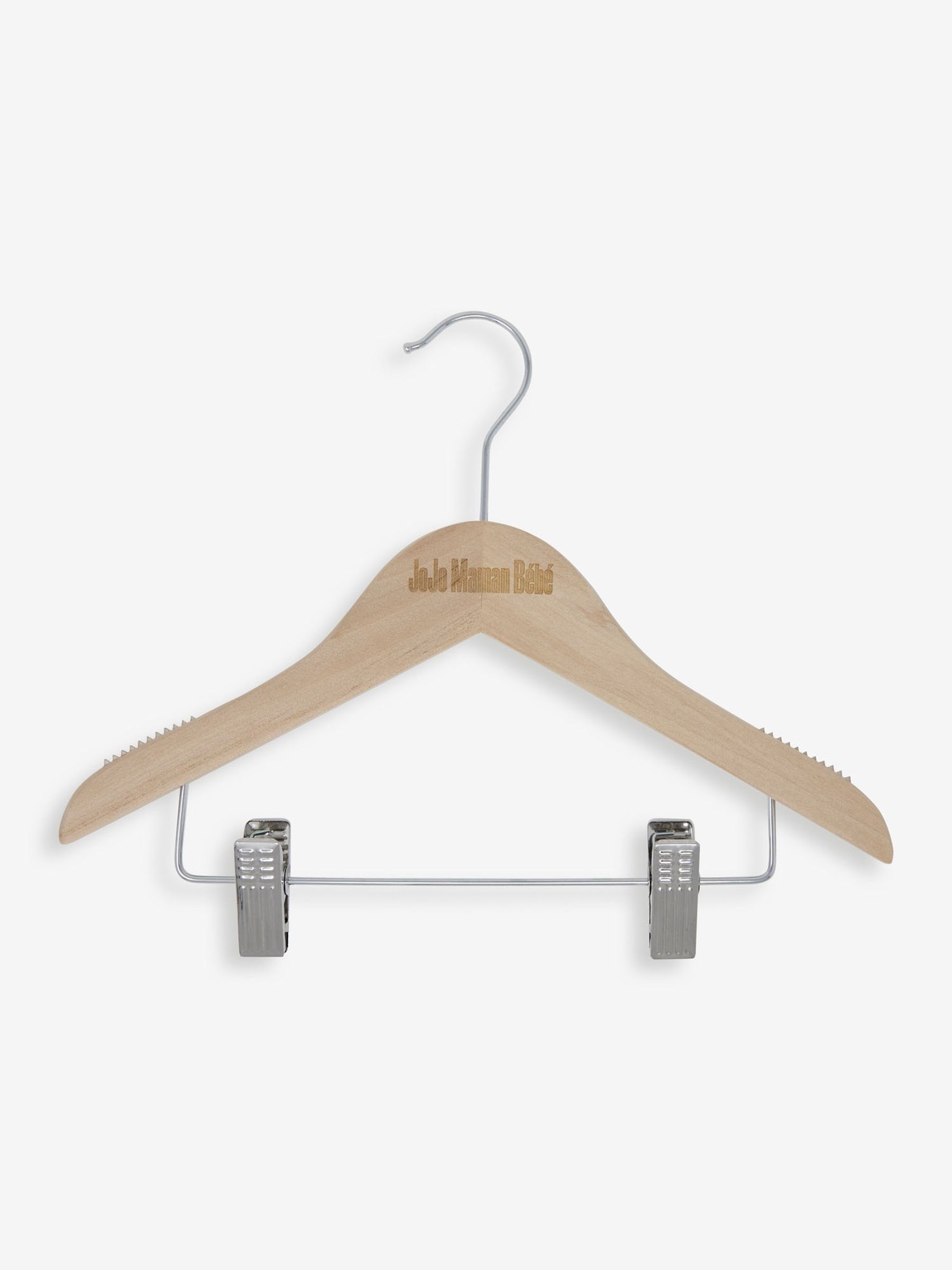 Set of 12 Kids' Size Wooden Hangers - Image 1 of 3