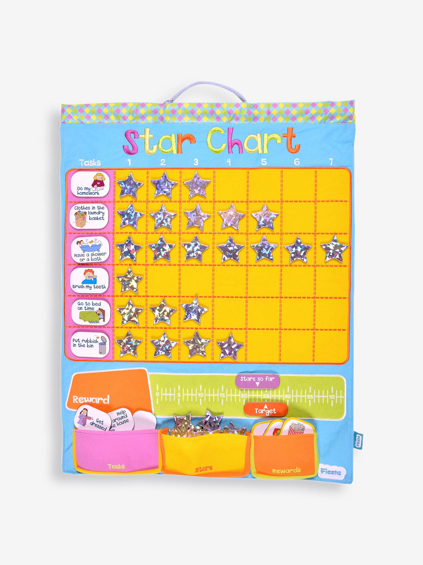 Fiesta Crafts Fabric Star Chart - Image 1 of 2