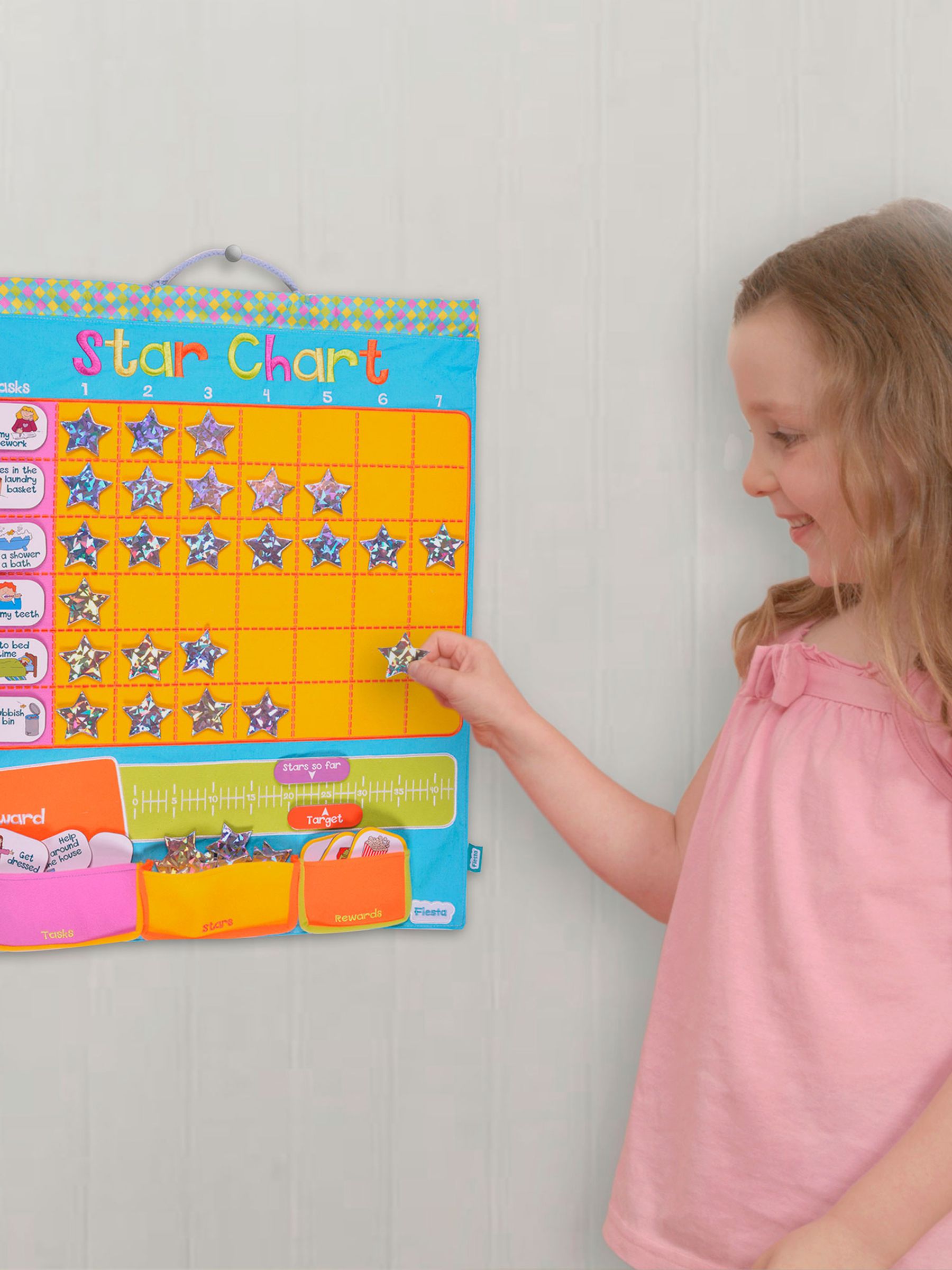 Fiesta Crafts Fabric Star Chart - Image 2 of 2