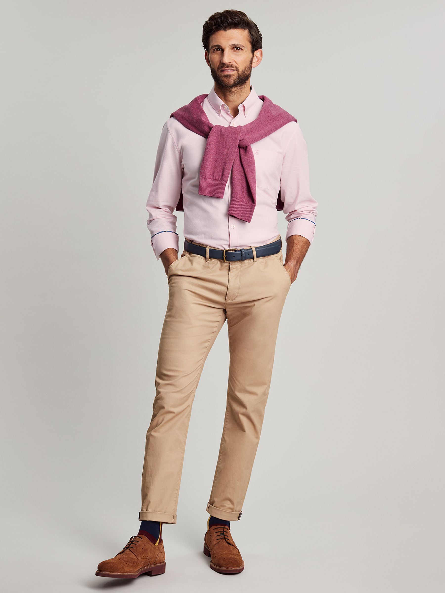 Oxford Pink Classic Fit Shirt - Image 3 of 7
