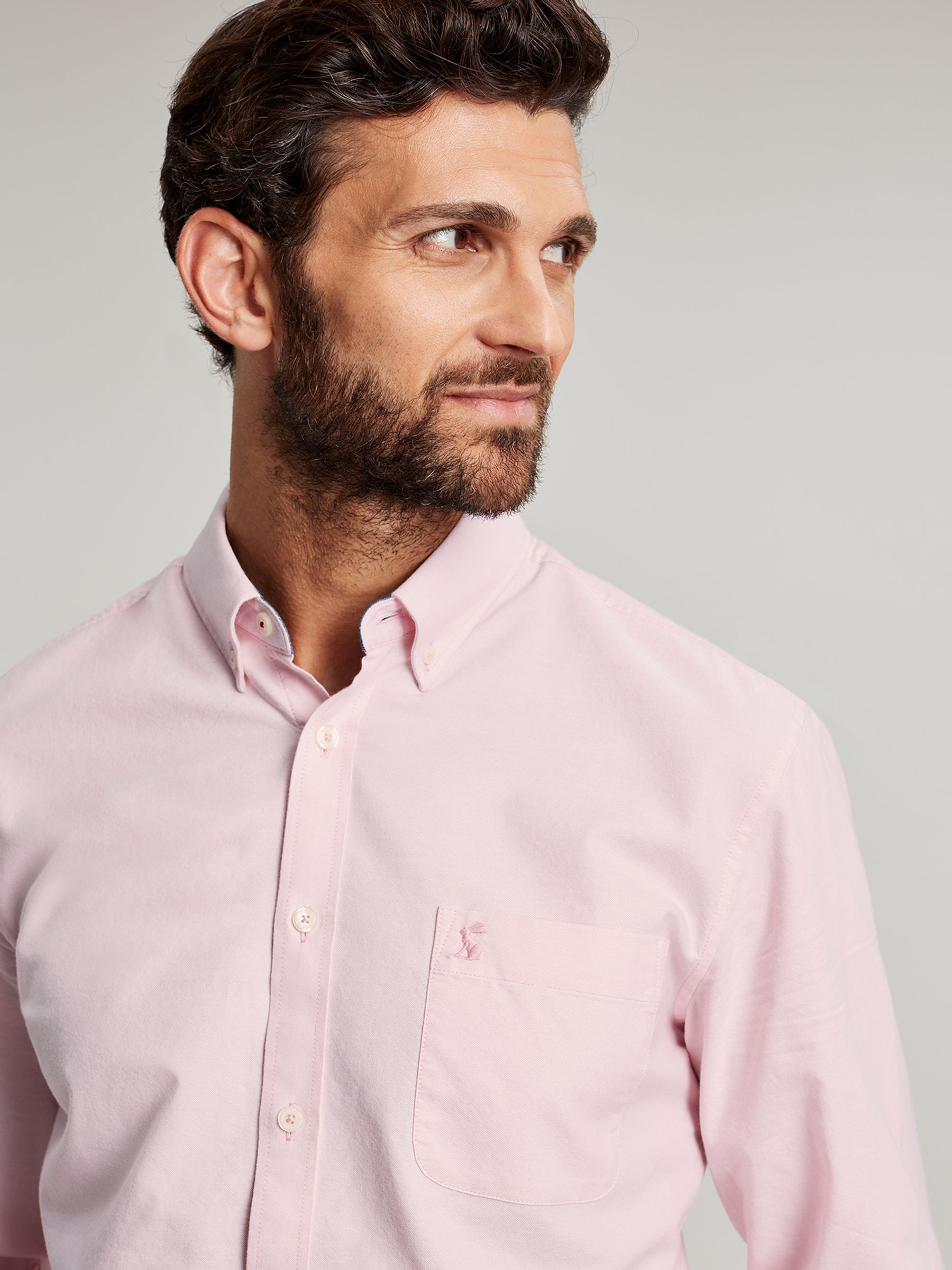 Oxford Pink Classic Fit Shirt - Image 6 of 7