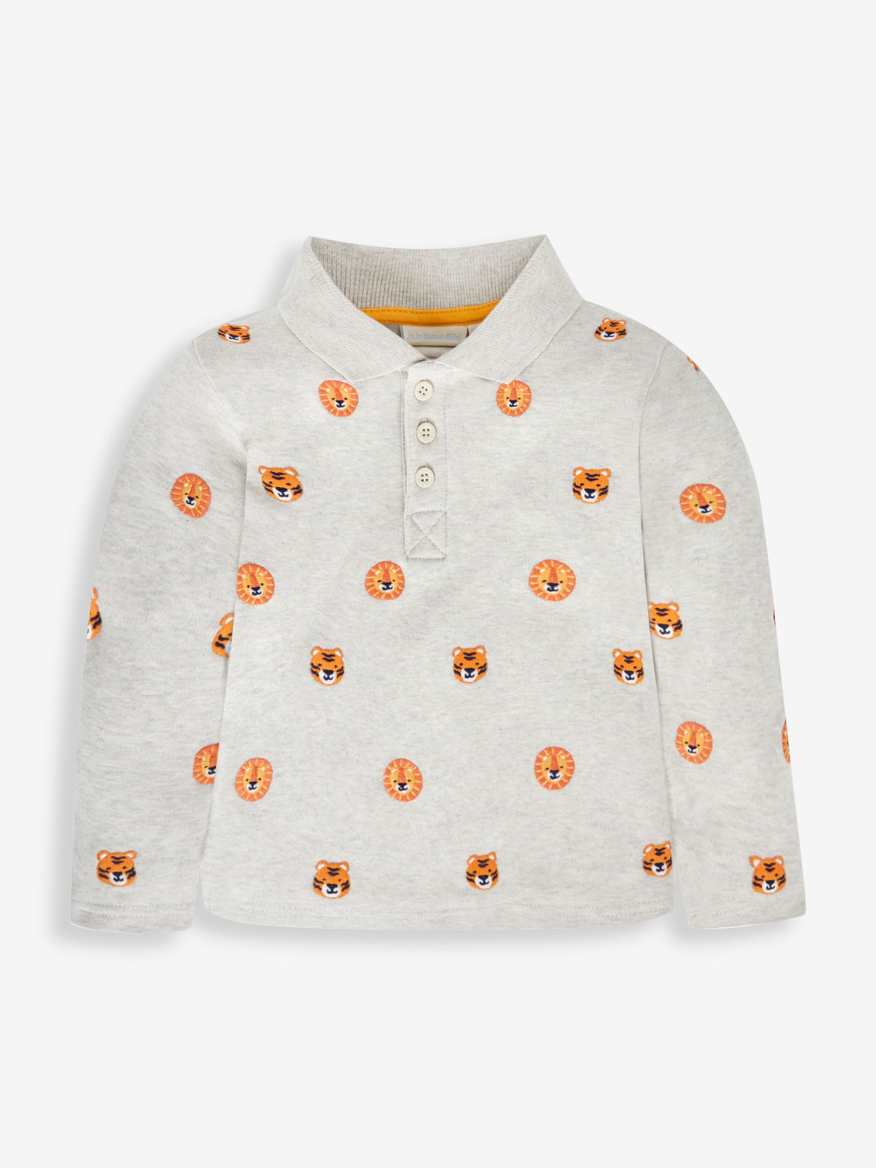 Natural Boys' Safari Embroidered Polo Shirt - Image 1 of 3