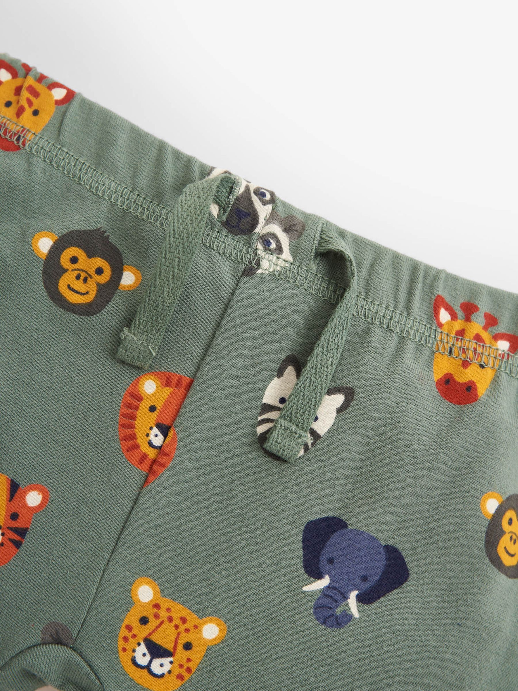Khaki 2-Pack Khaki Lion & Stripe Baby Leggings - Image 5 of 6