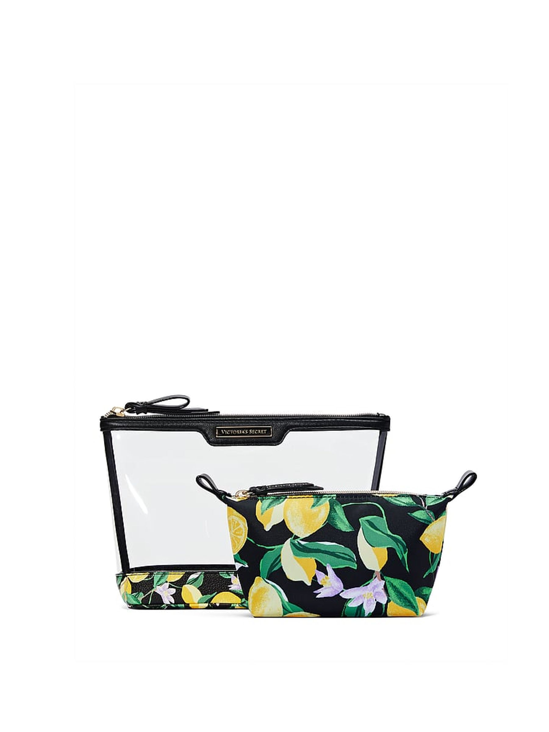 Lemon Black AM/PM Makeup Bag Duo - Image 1 of 3