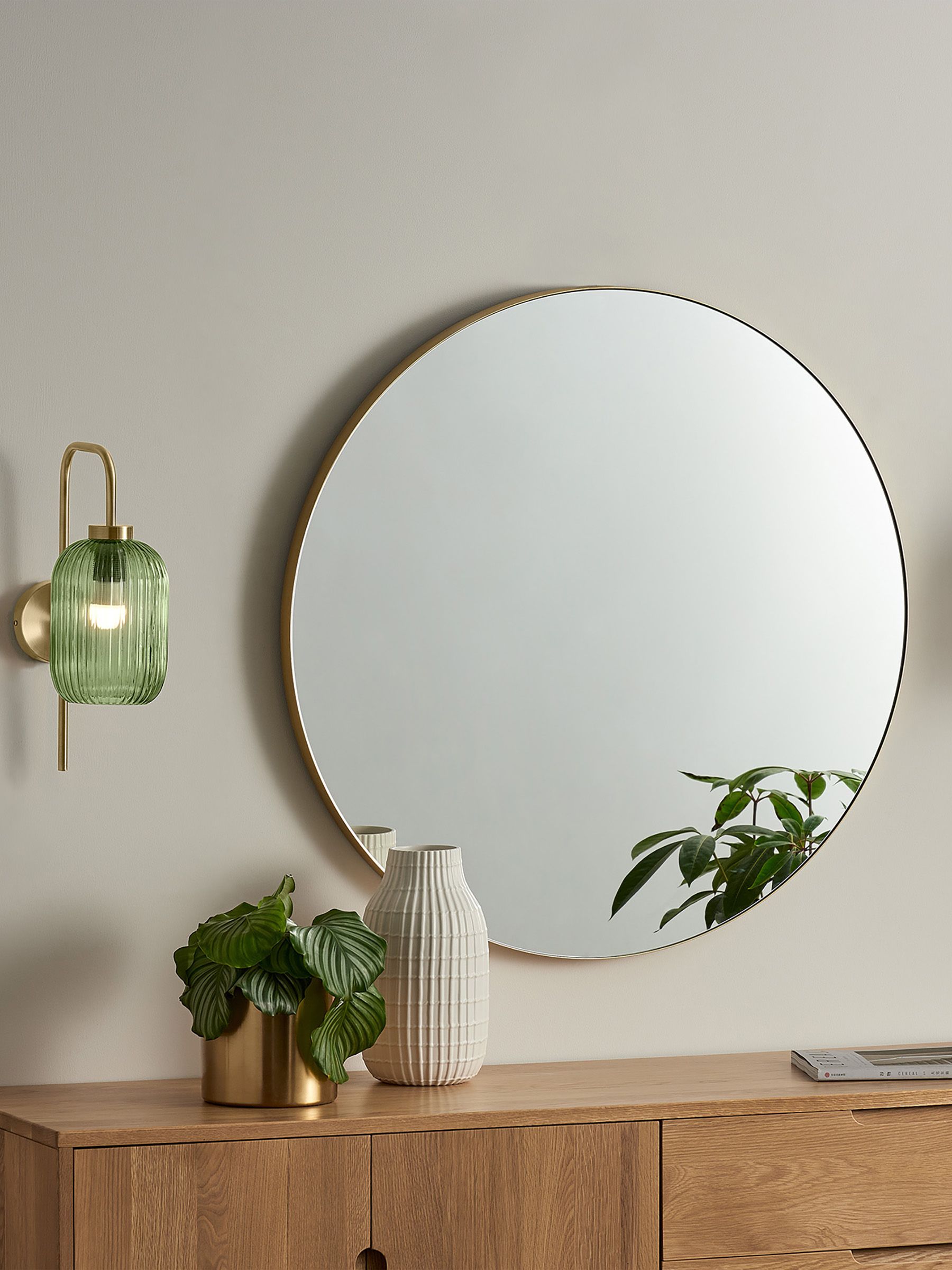 Briz Antique Brass Wall Lamp in Green - Image 5 of 7