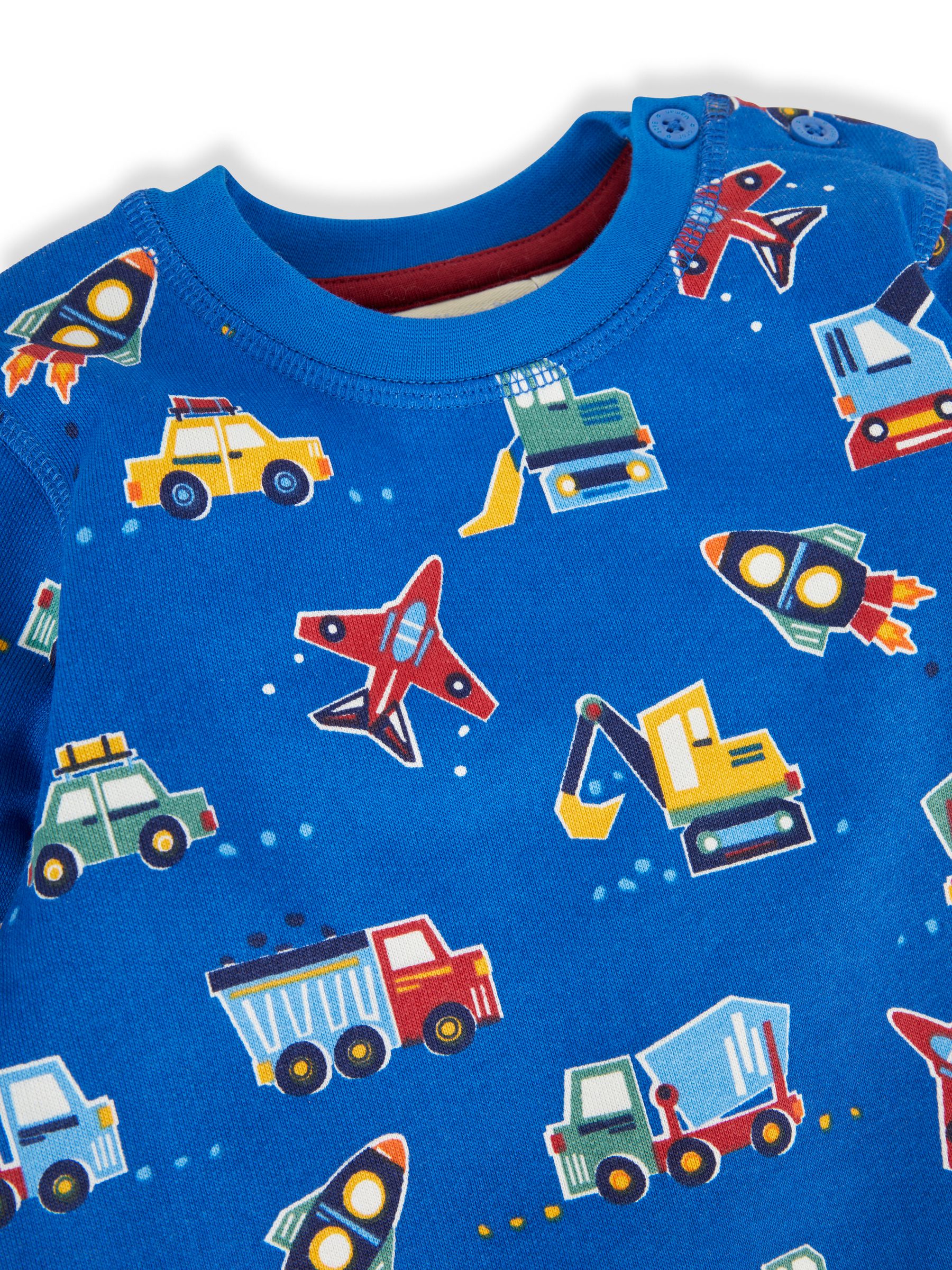 Blue Transport Printed Sweatshirt - Image 2 of 2