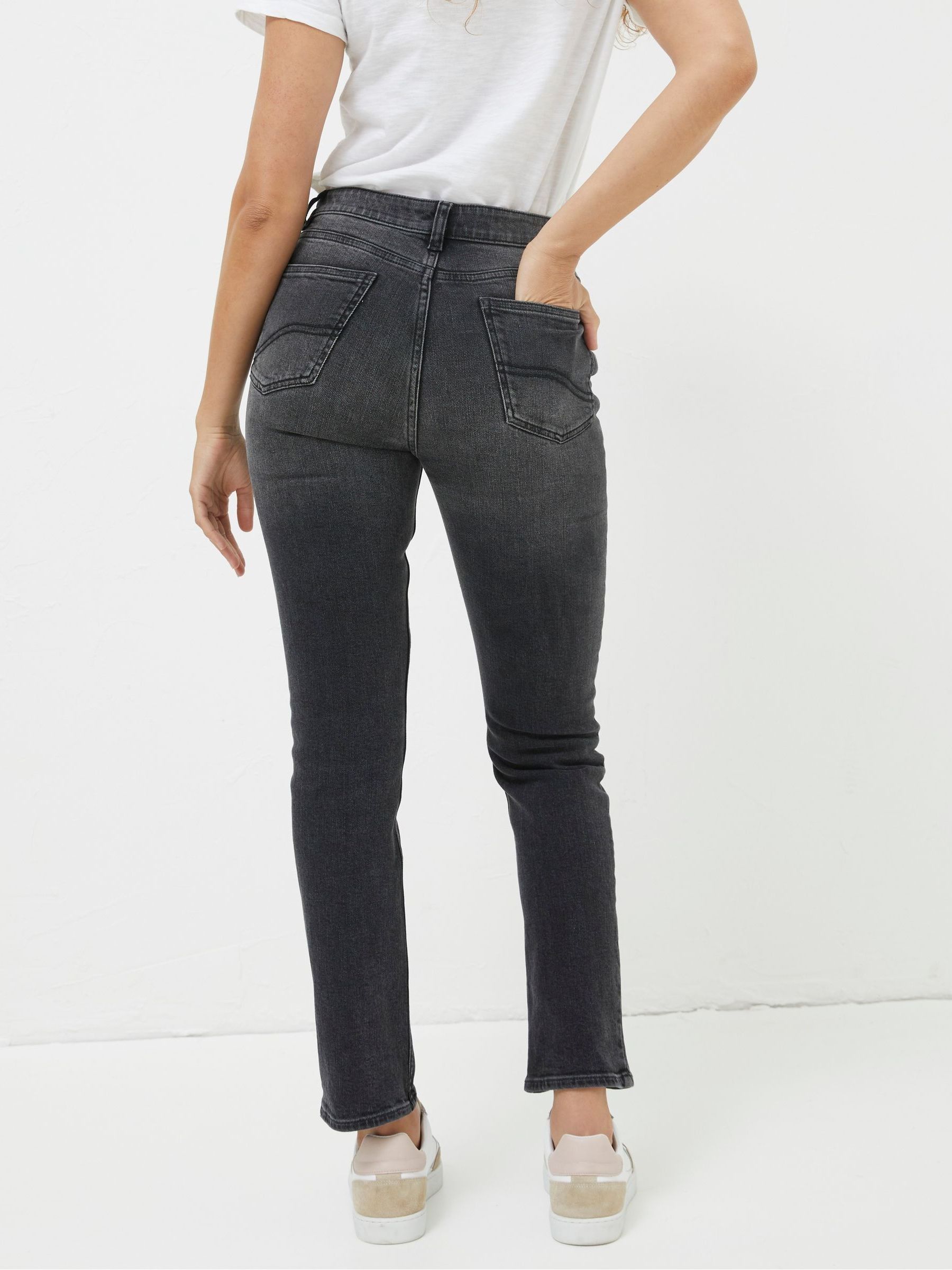 Grey Chesham Girlfriend Jeans - Image 3 of 5
