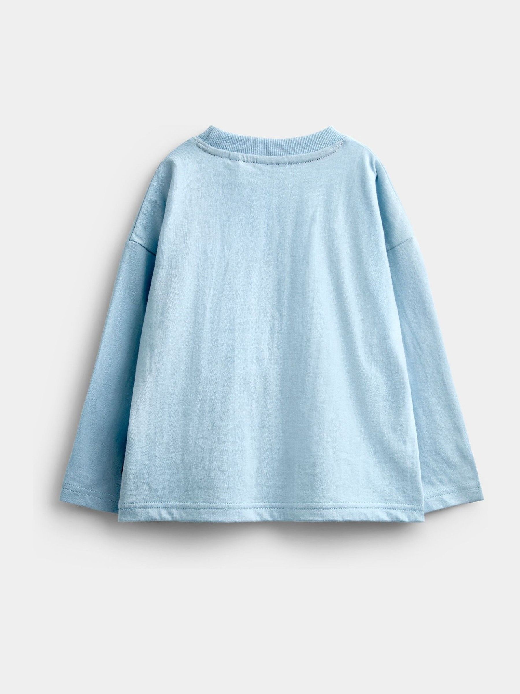 Light Blue Christmas Tree Car Printed Top - Image 2 of 4 Light Blue Christmas Tree Car Printed Top - Image 2 of 4