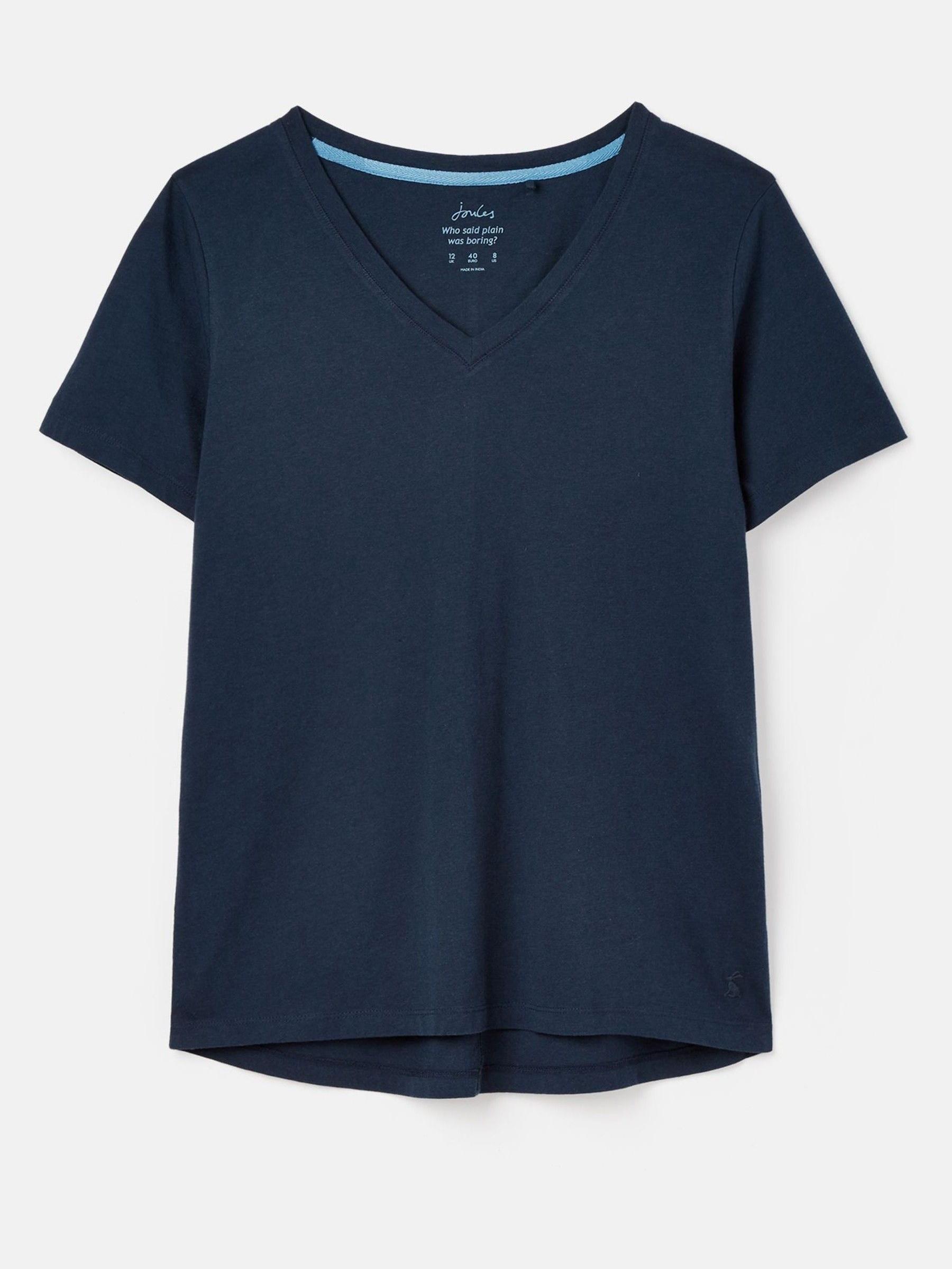 Emily Blue V-Neck T-Shirt - Image 6 of 6